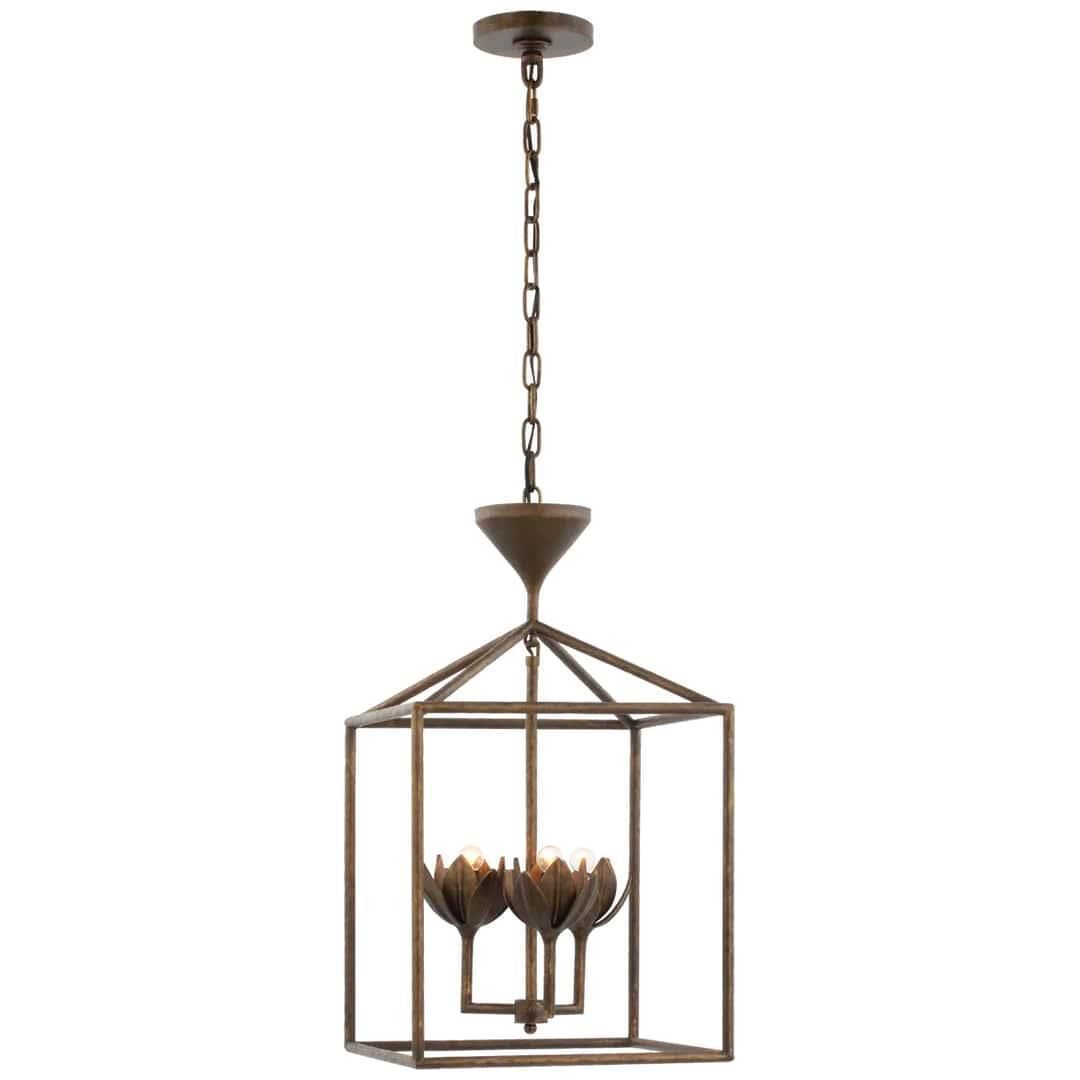 Julie Neill Alberto 14 Inch LED Cage Pendant by Visual Comfort Signature Collection