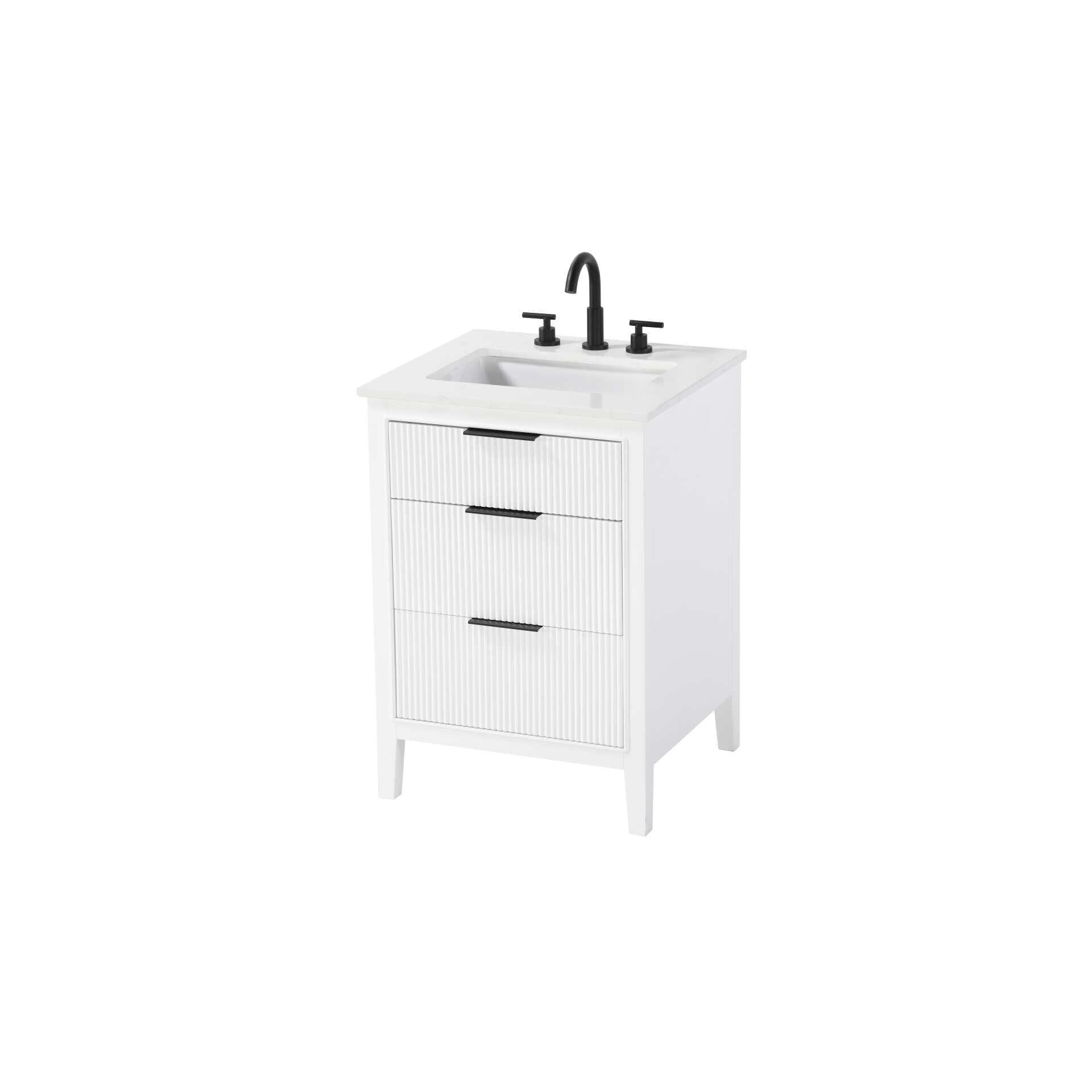 Langston 24 Inch Bath Vanity by Elegant Decor