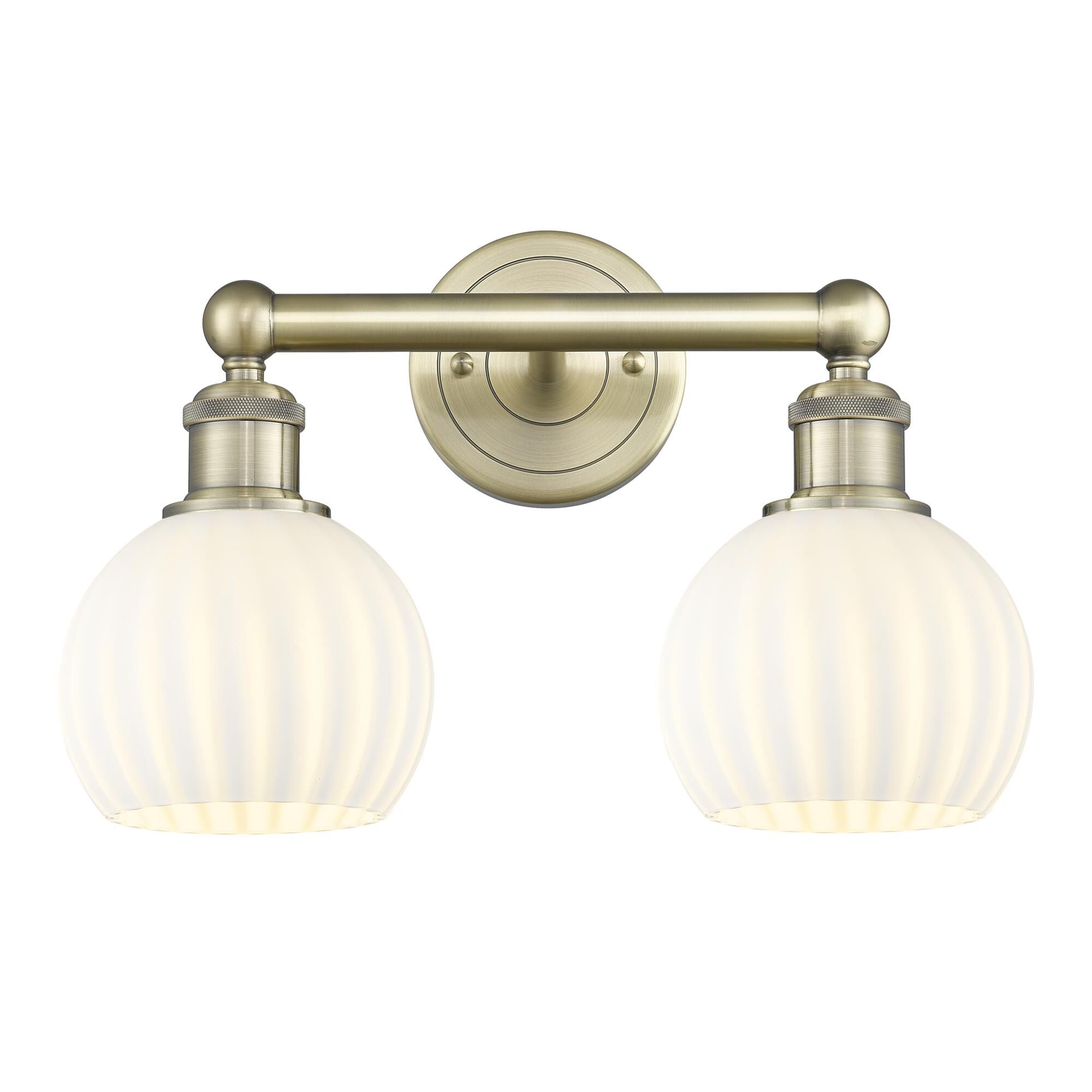 Bruno Marashlian White Venetian 15 Inch Bath Vanity Light by Innovations Lighting
