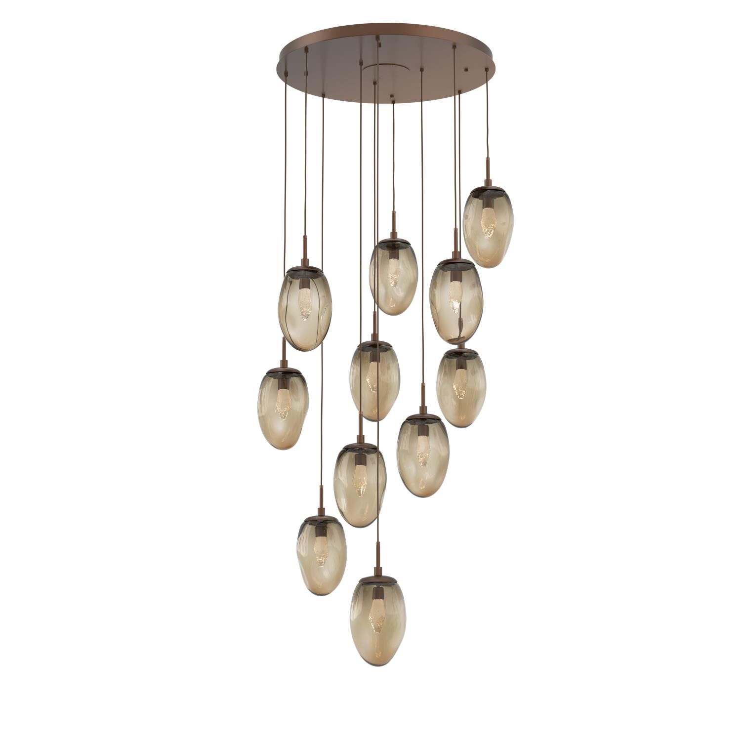 Levi Wilson Nebula 37 Inch 11 Light LED Multi Light Pendant by Hammerton Studio