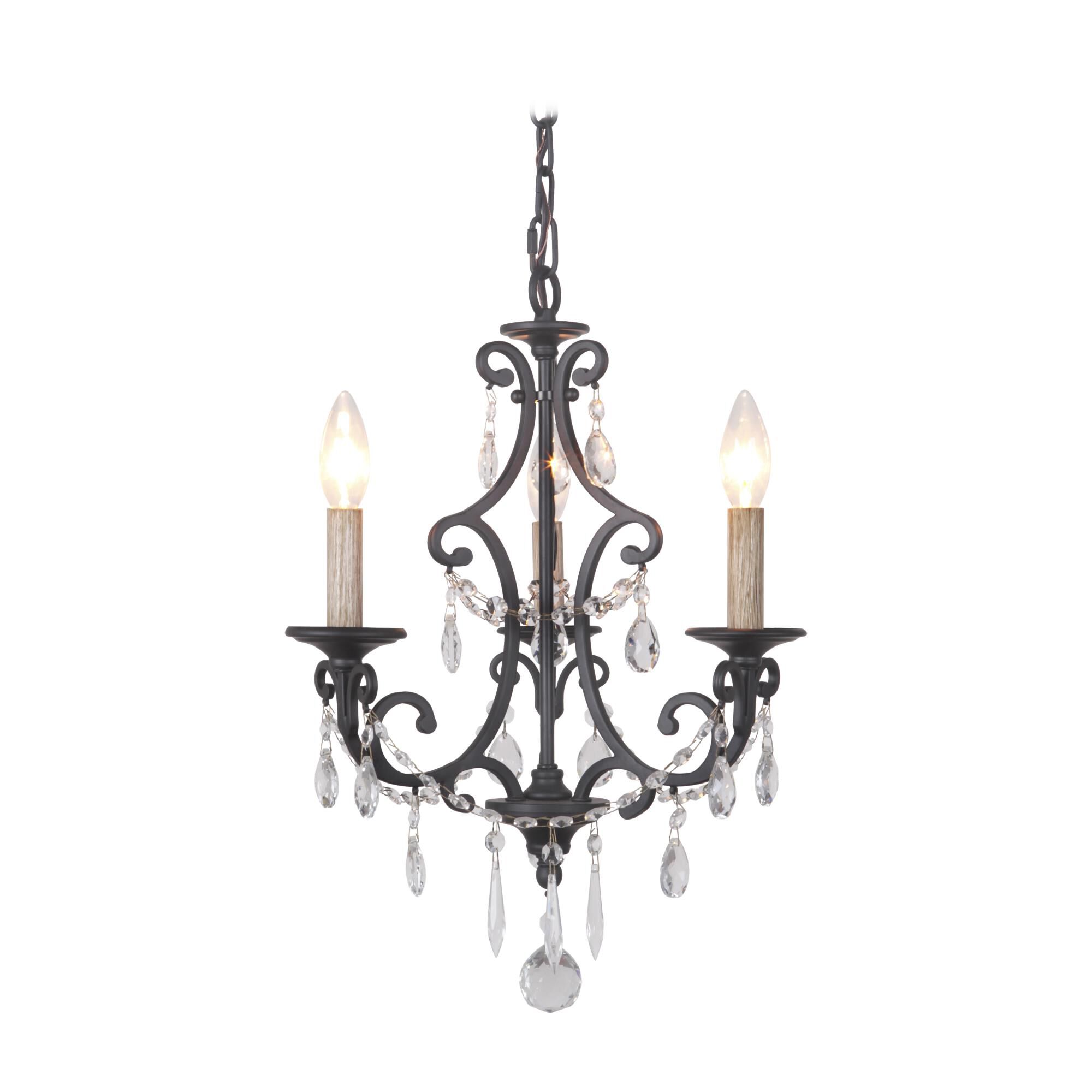 Bentley 14 Inch 3 Light Mini Chandelier by Craftmade