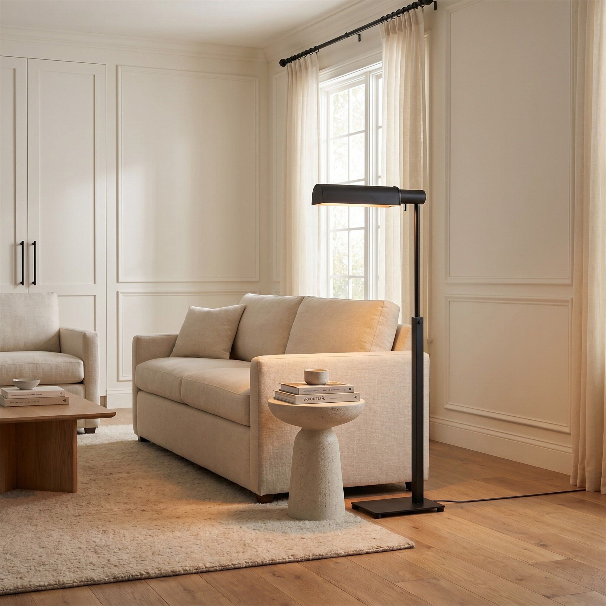 Lauren Ralph Lauren Leonard 44 Inch Reading Lamp,