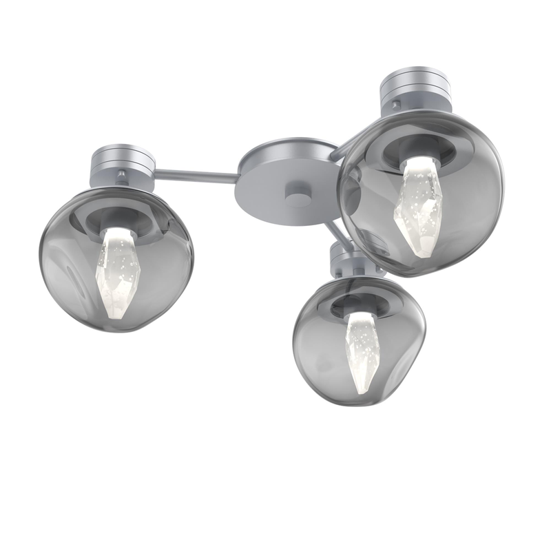 Levi Wilson Luna 23 Inch Semi Flush Mount by Hammerton Studio