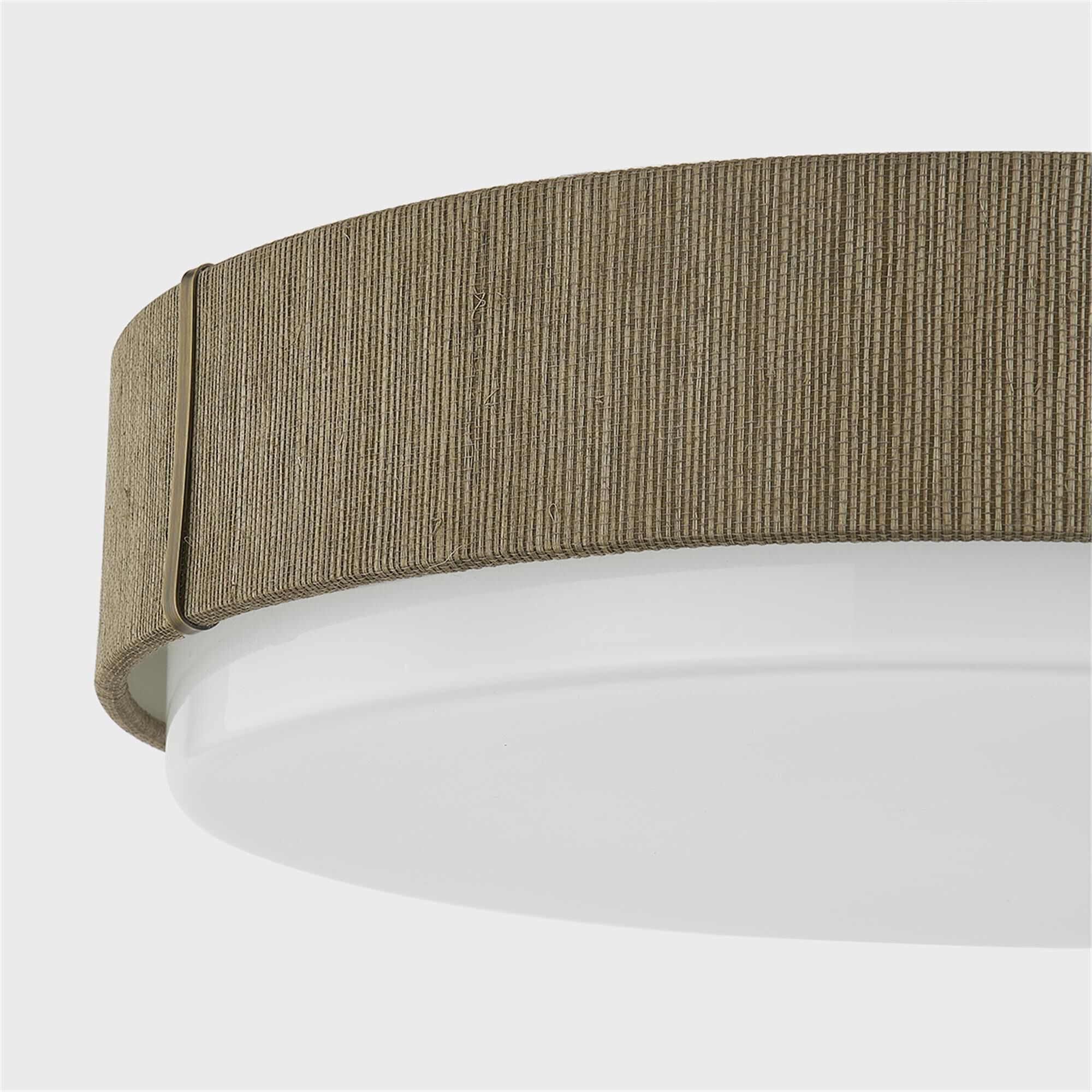 Shown in Patina Brass finish and Opal shade
