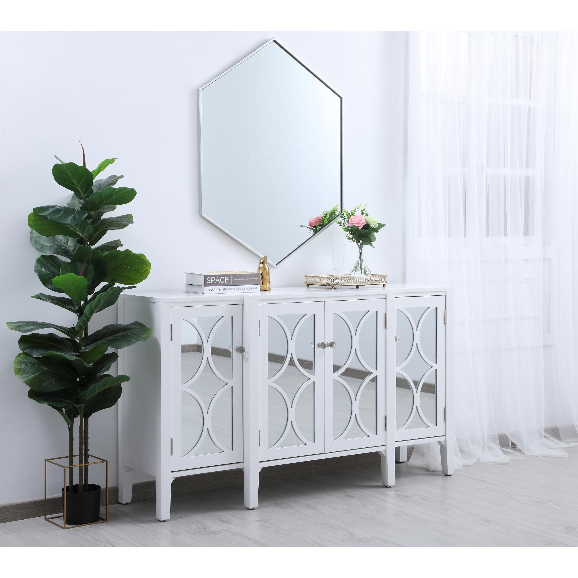 Shown in Silver finish