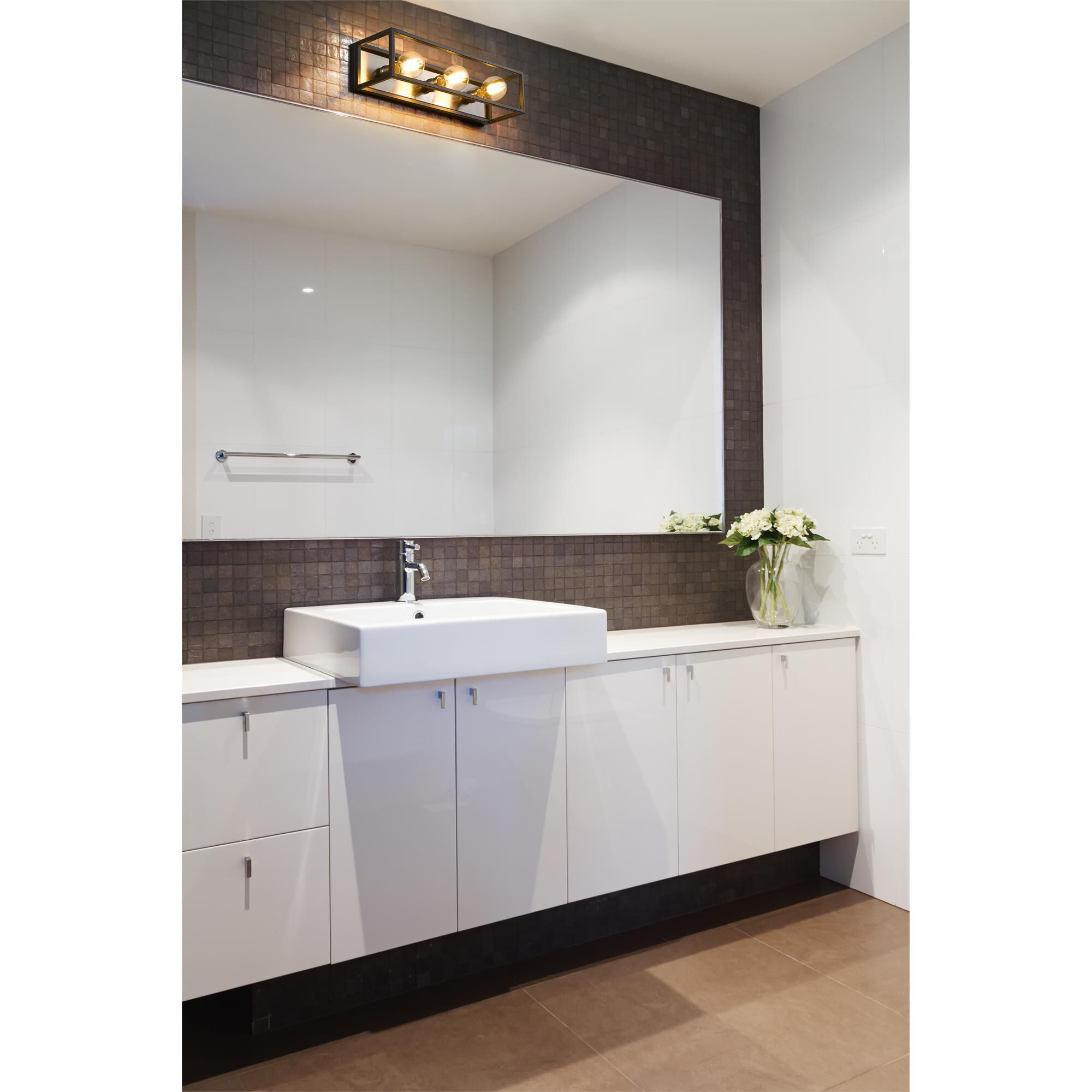Kube 23 Inch 3 Light Bath Vanity Light by Z-Lite