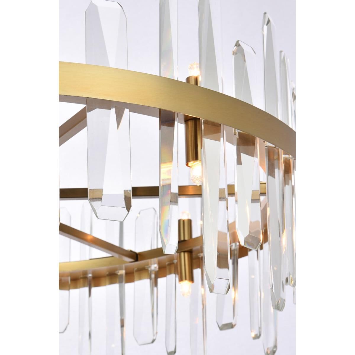 Serena 32 Inch 16 Light Chandelier by Elegant Lighting