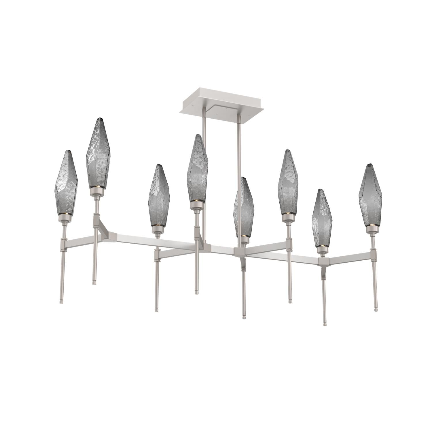 Shown in Metallic Beige Silver finish and Smoke glass