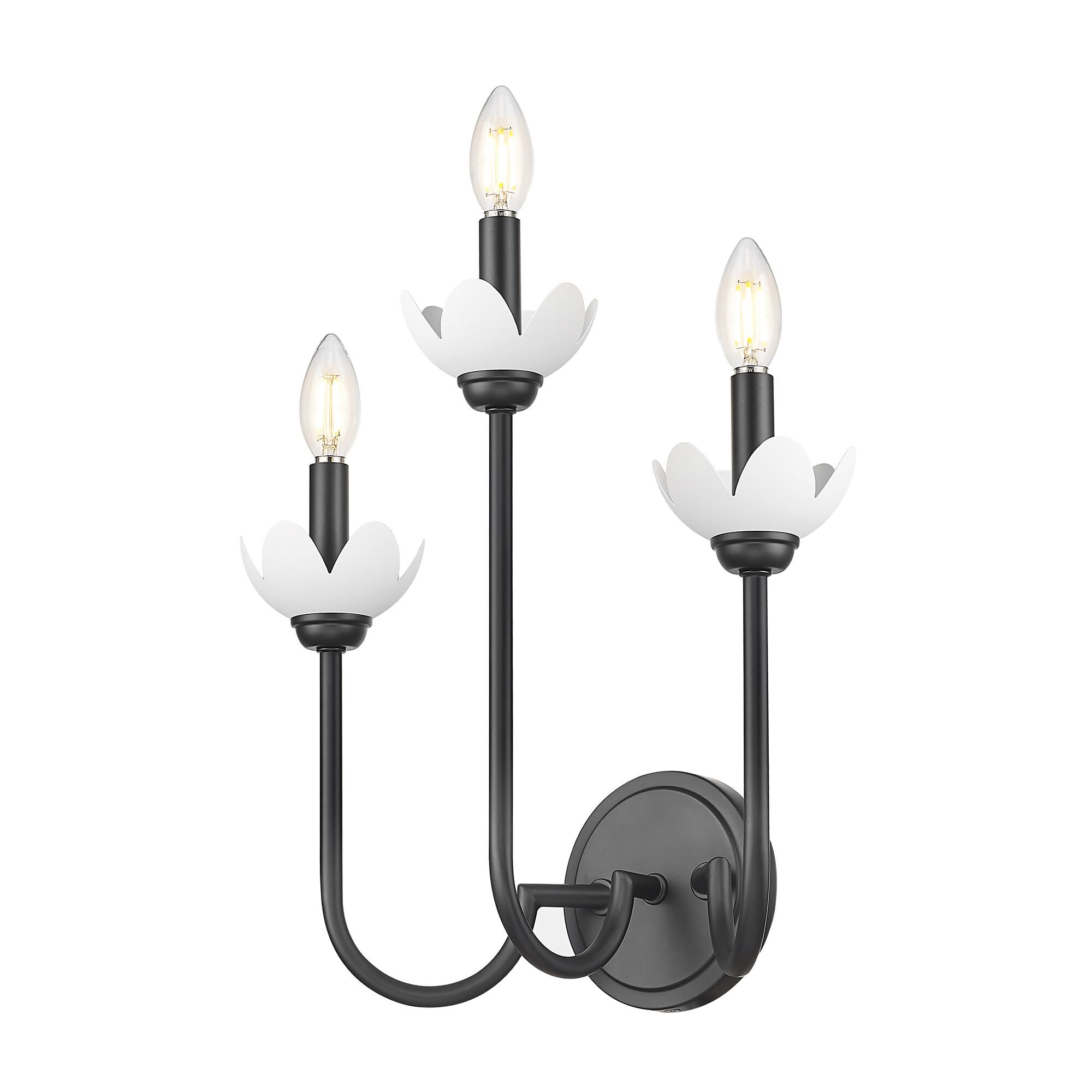 Shown in Matte Black finish and Clear Ribbed glass and Clear Ribbed shade