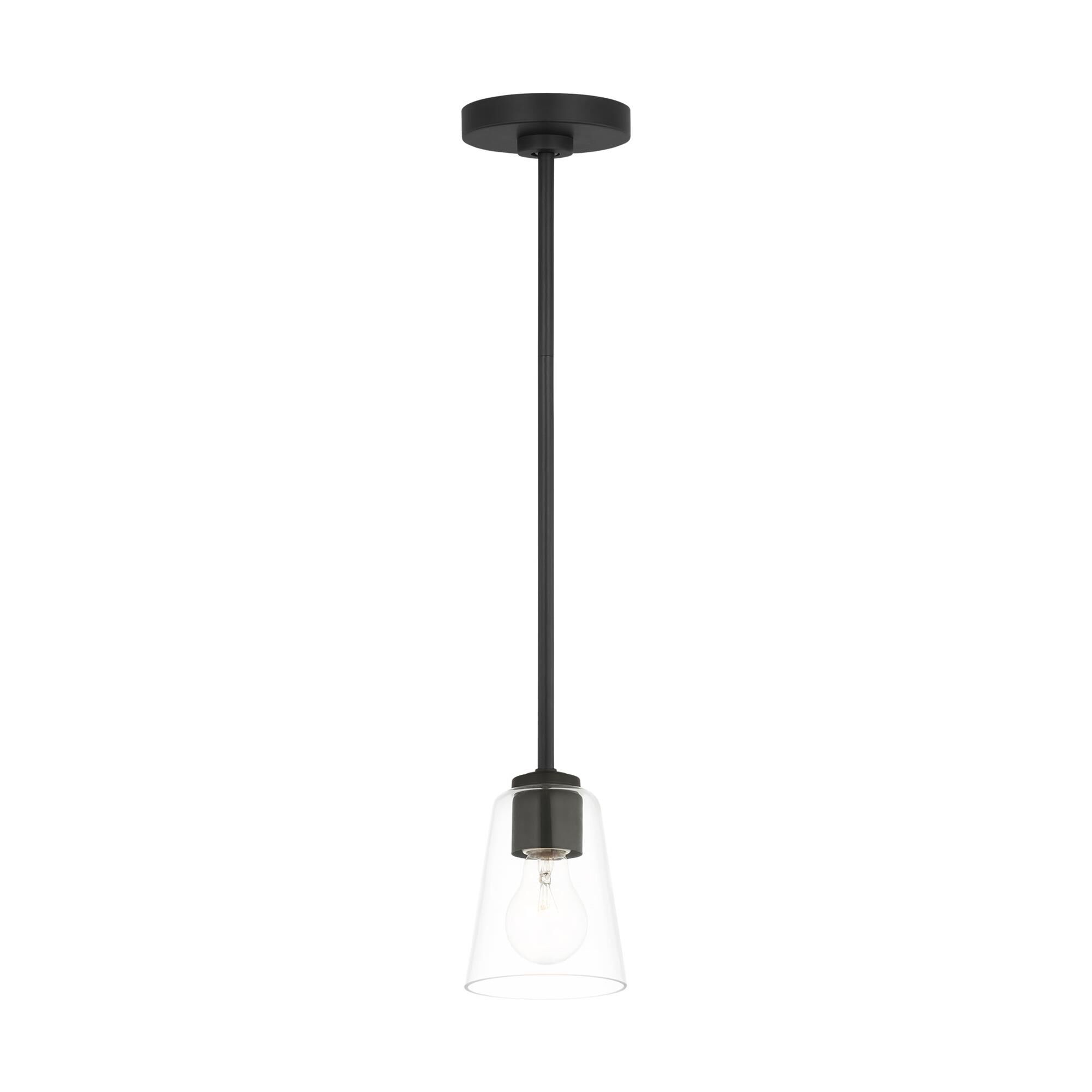 Shown in Midnight Black finish and Clear glass