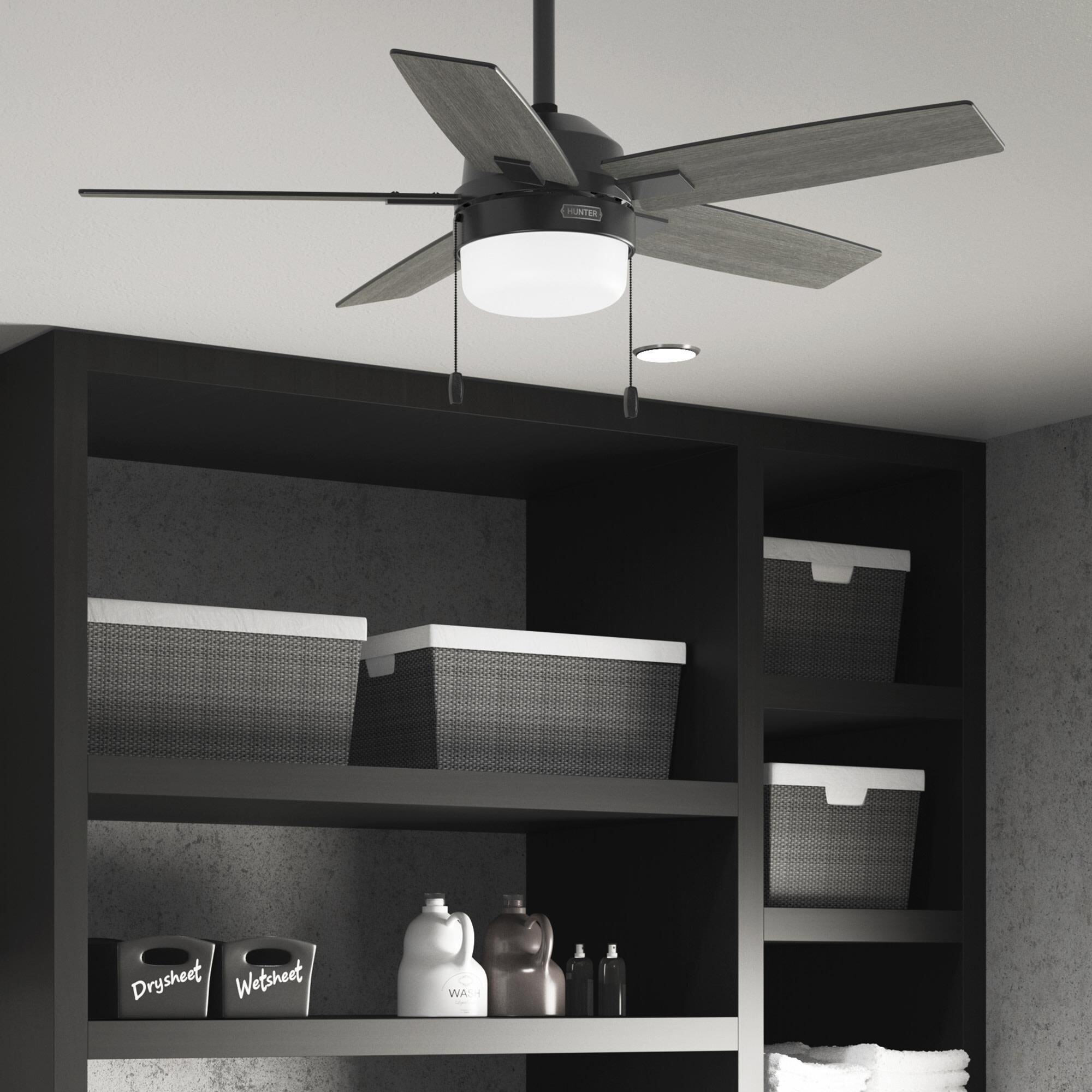 Anisten 44 Inch Ceiling Fan with Light Kit by Hunter Fan