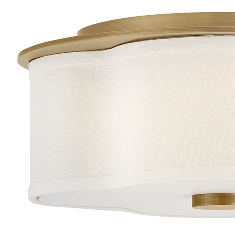 Delaney 14 Inch 2 Light Flush Mount by Hinkley