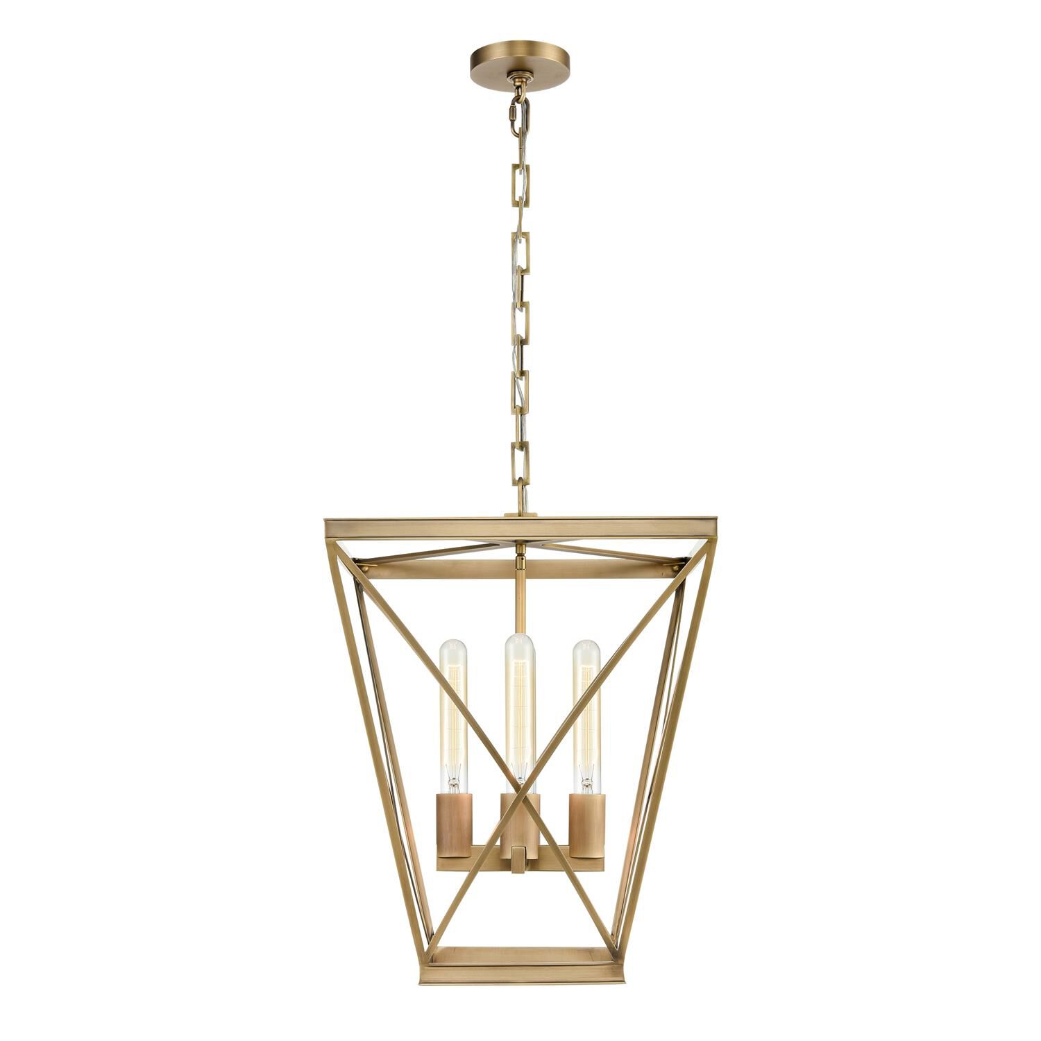 Lattice 16 Inch Cage Pendant by Alora Lighting