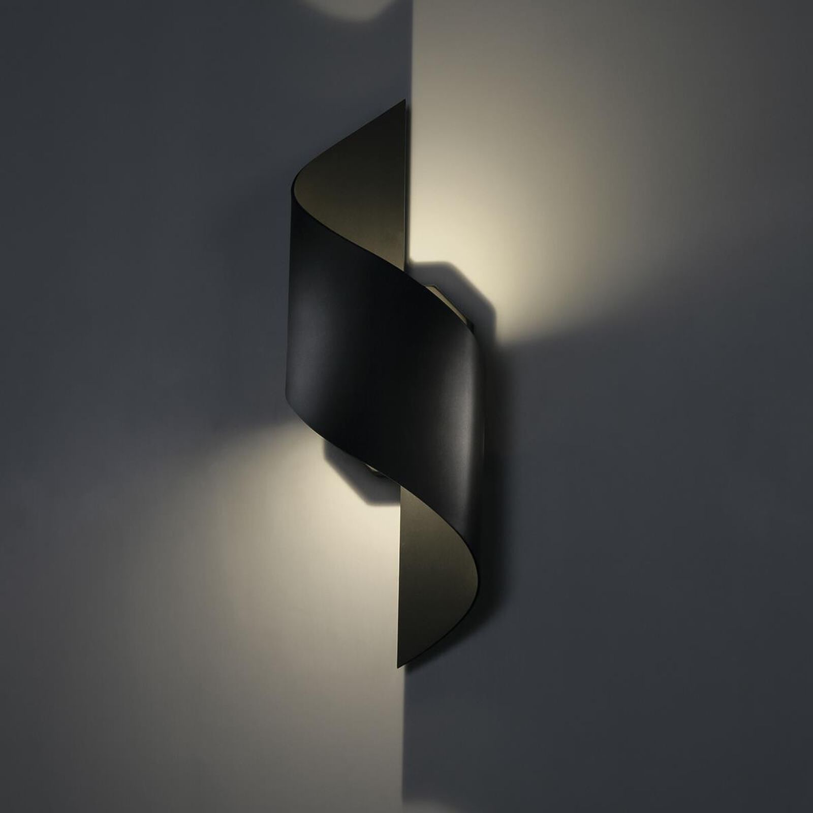 Helix 17 Inch Tall 2 Light LED Outdoor Wall Light | Capitol Lighting
