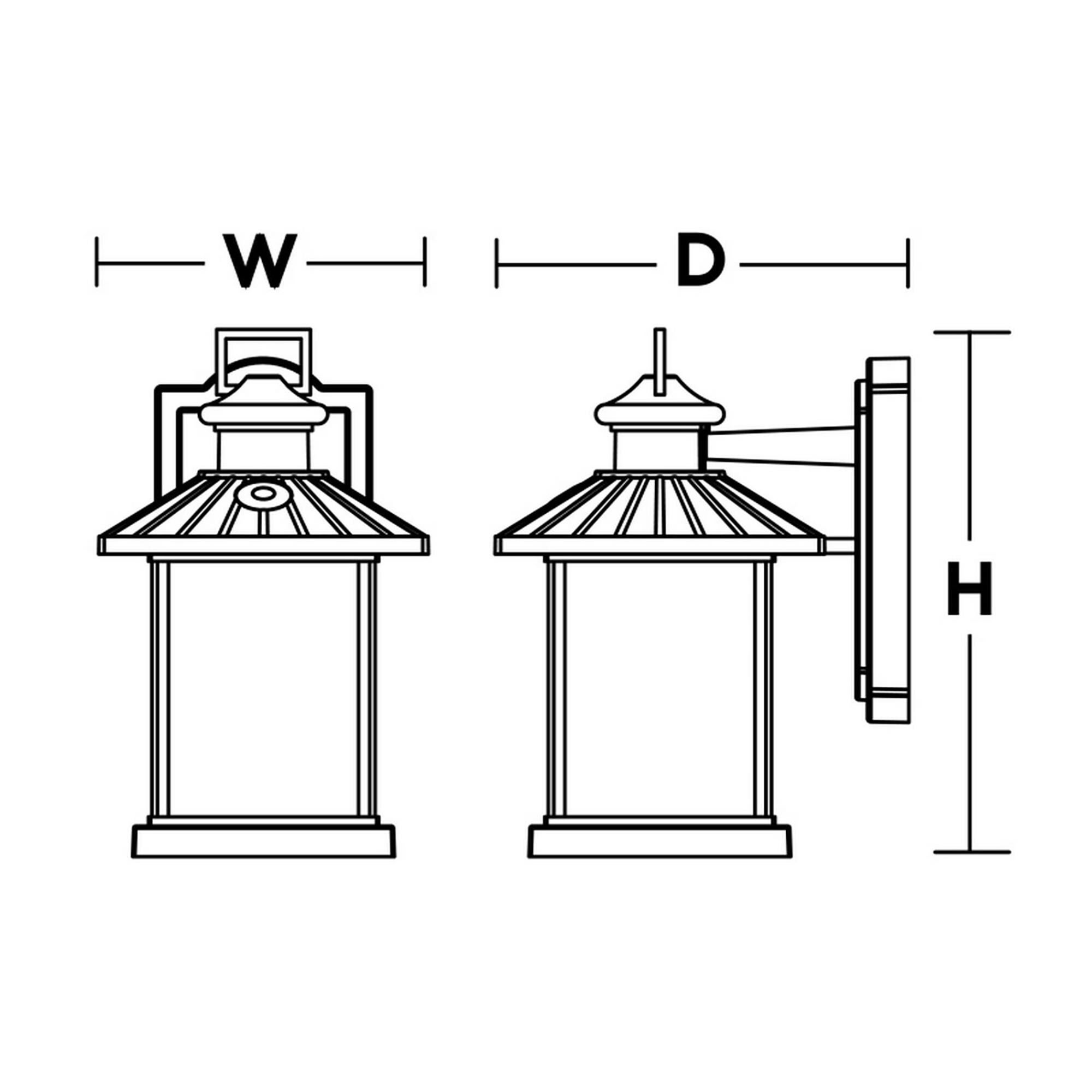 AFX Lighting Lennon 11 Inch Tall Outdoor Wall Light