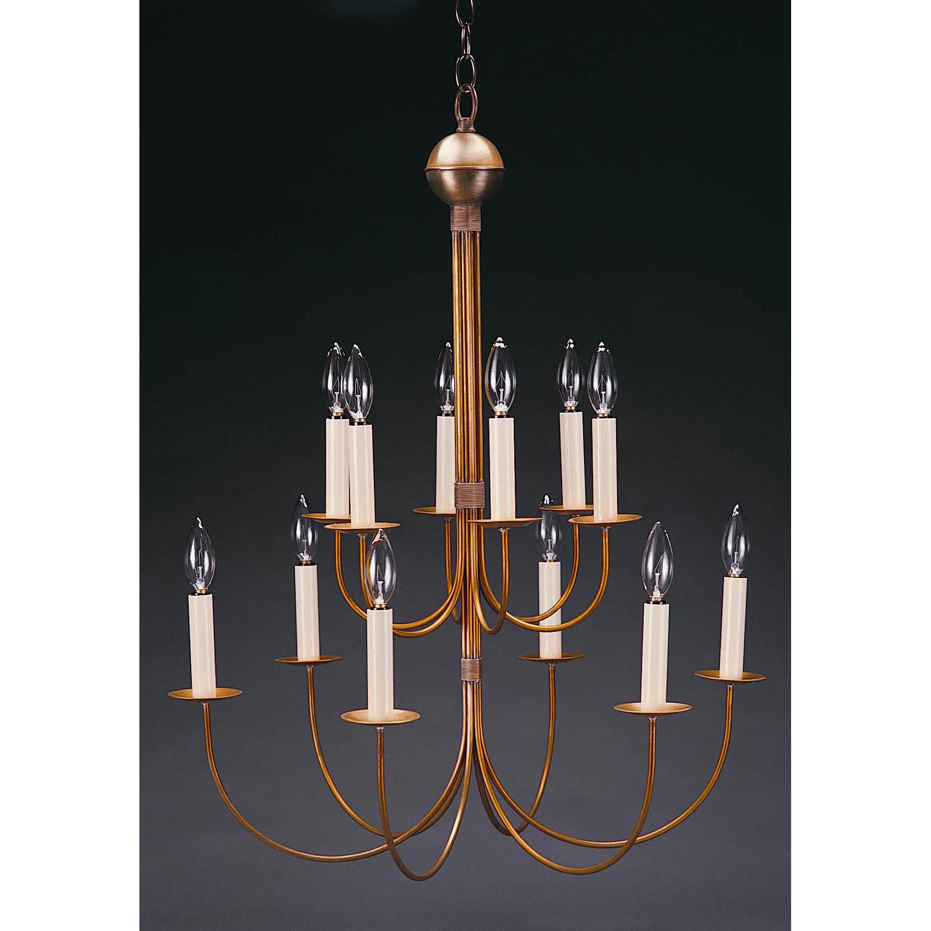 24 Inch 12 Light Chandelier by Northeast Lantern