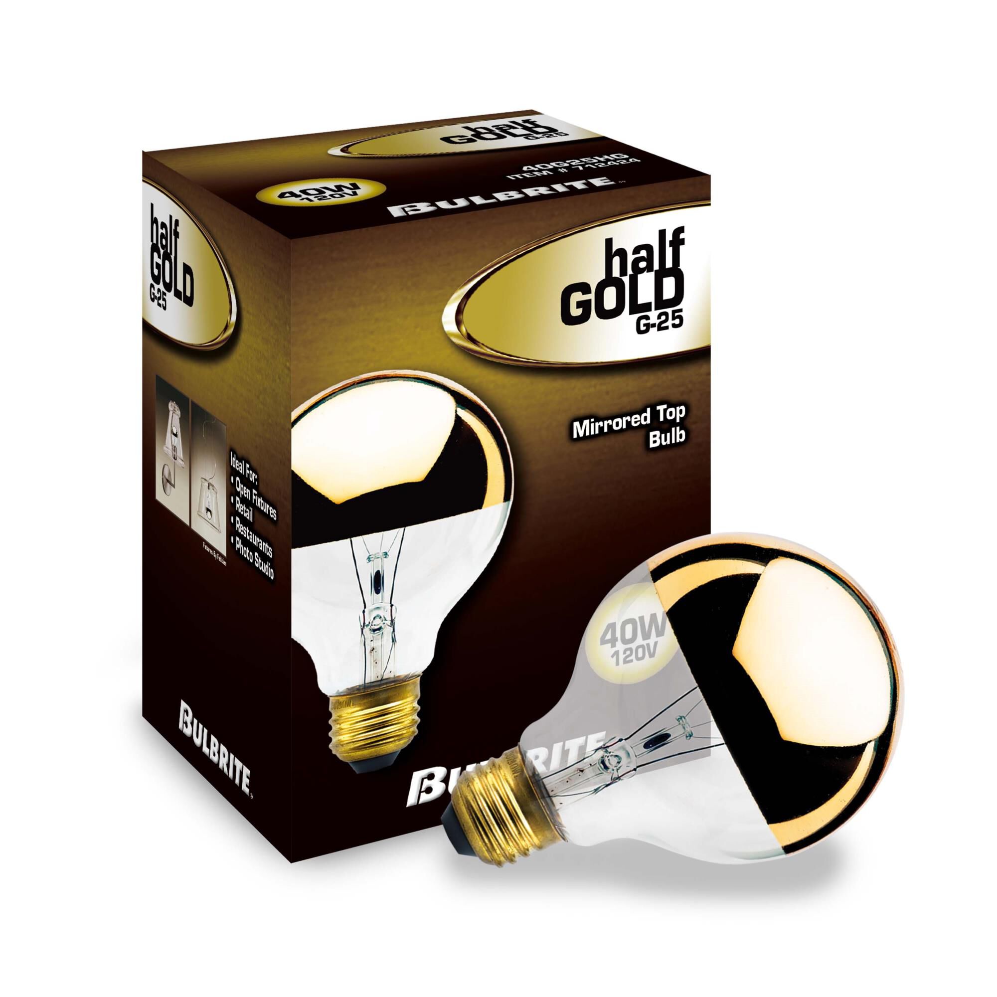 40 Watt 2700K G25 Incandescent Light Bulb by Bulbrite