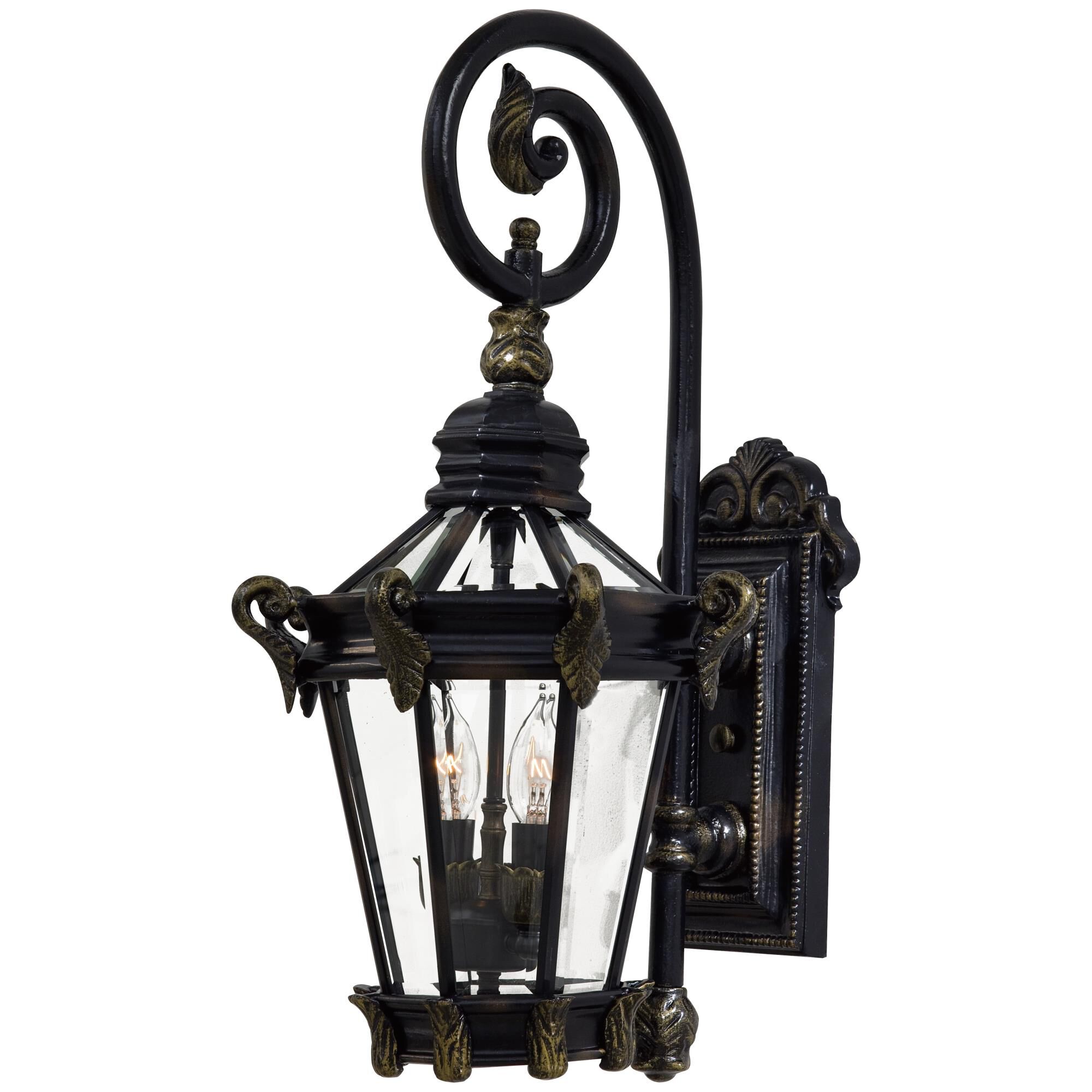 Shown in Heritage W/ Gold Highlights finish and Clear Beveled glass