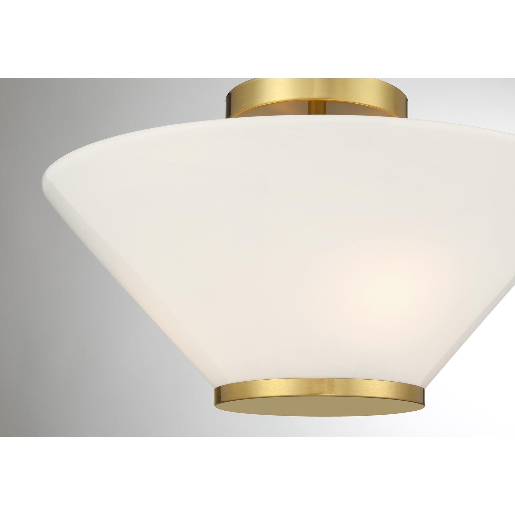 Blair 15 Inch Semi Flush Mount by Savoy House