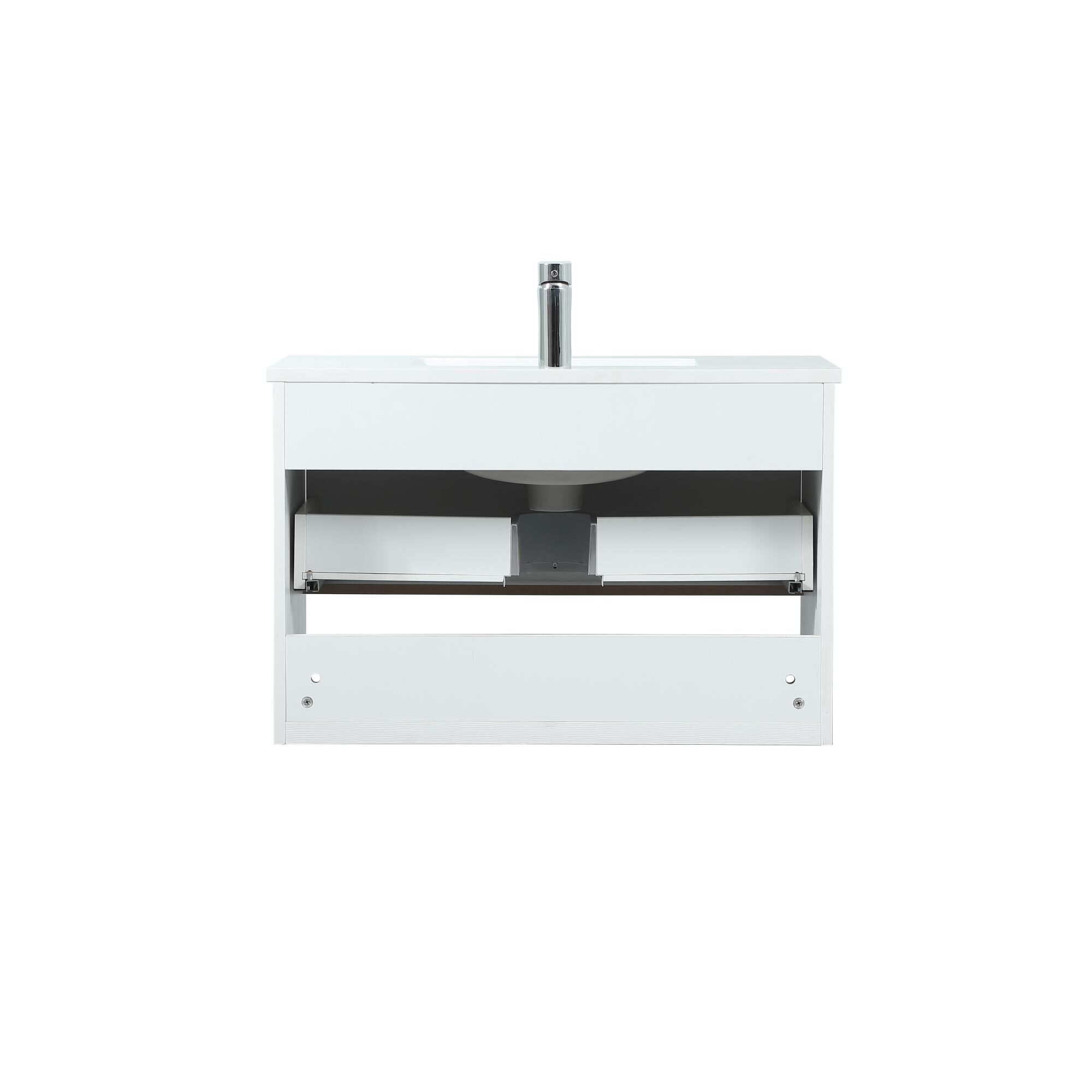 Shown in White finish