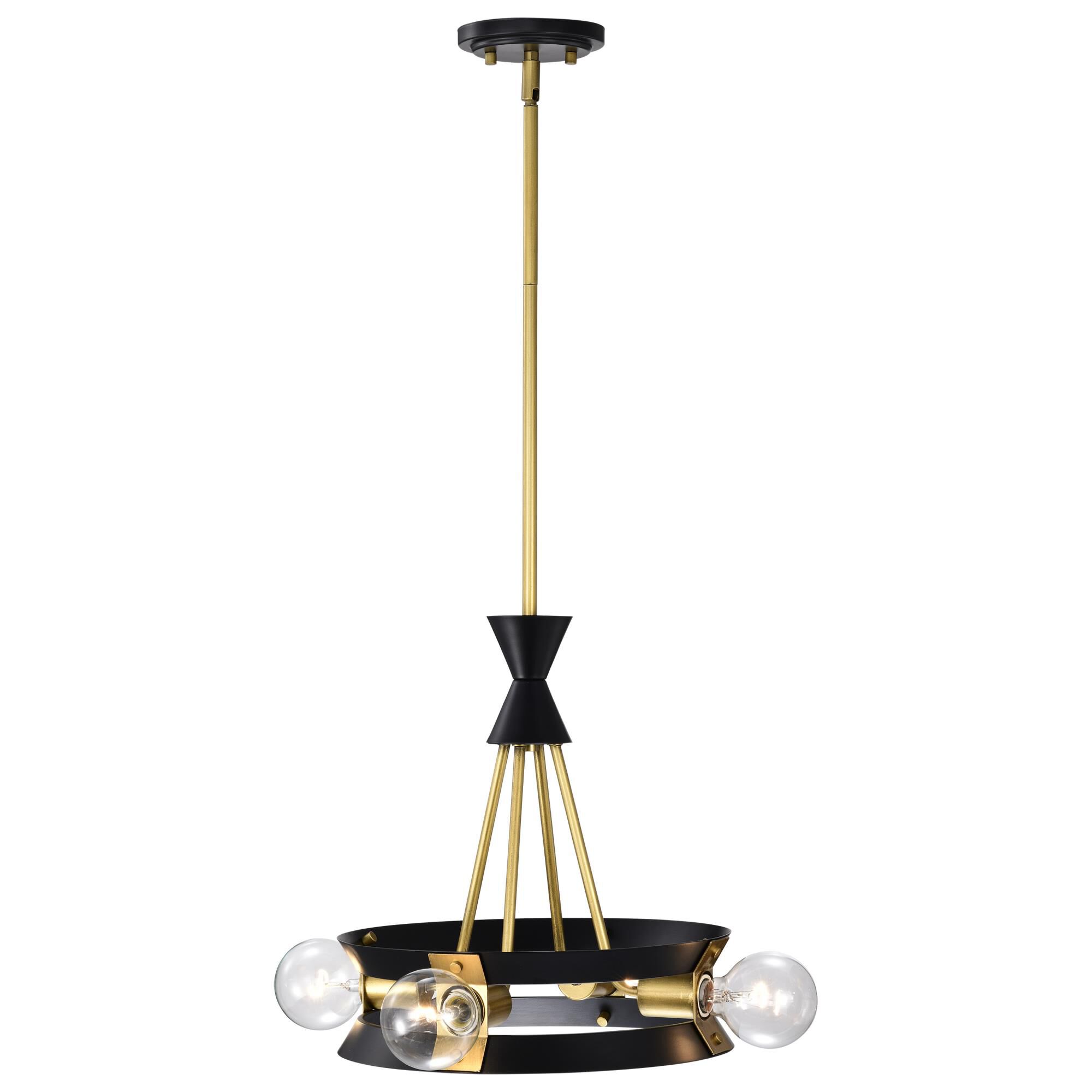 Marsen 4 Light Mini Chandelier by Nuvo Lighitng