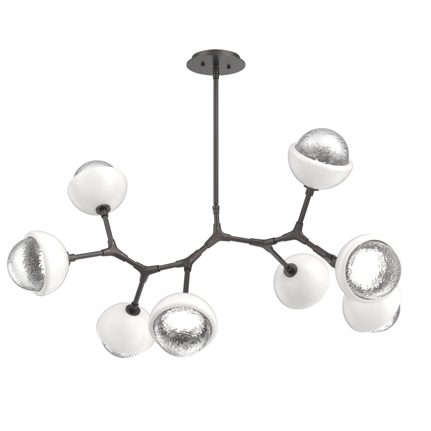 Levi Wilson Cabochon 38 Inch Linear Suspension Light by Hammerton Studio