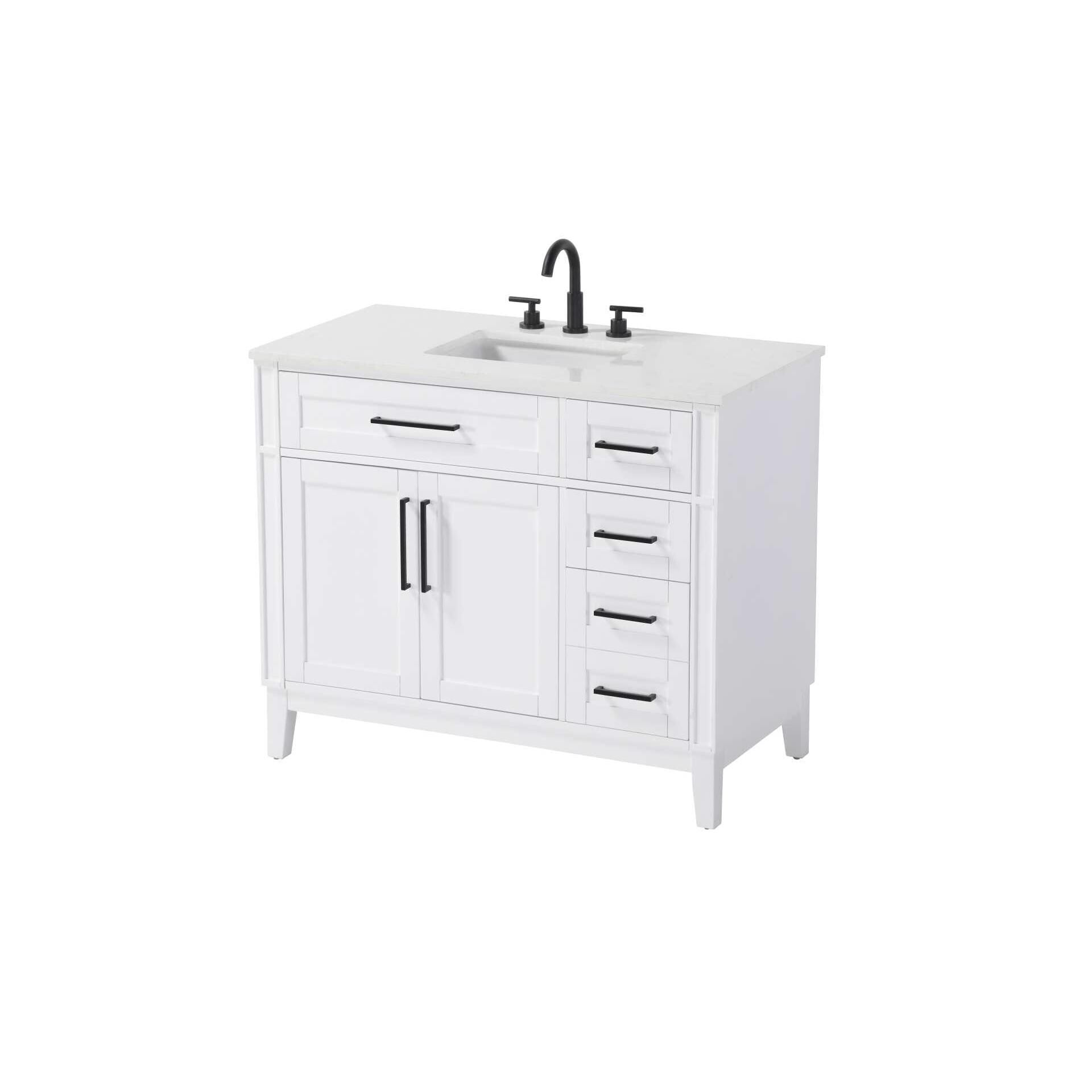 Virginia 42 Inch Bath Vanity by Elegant Decor