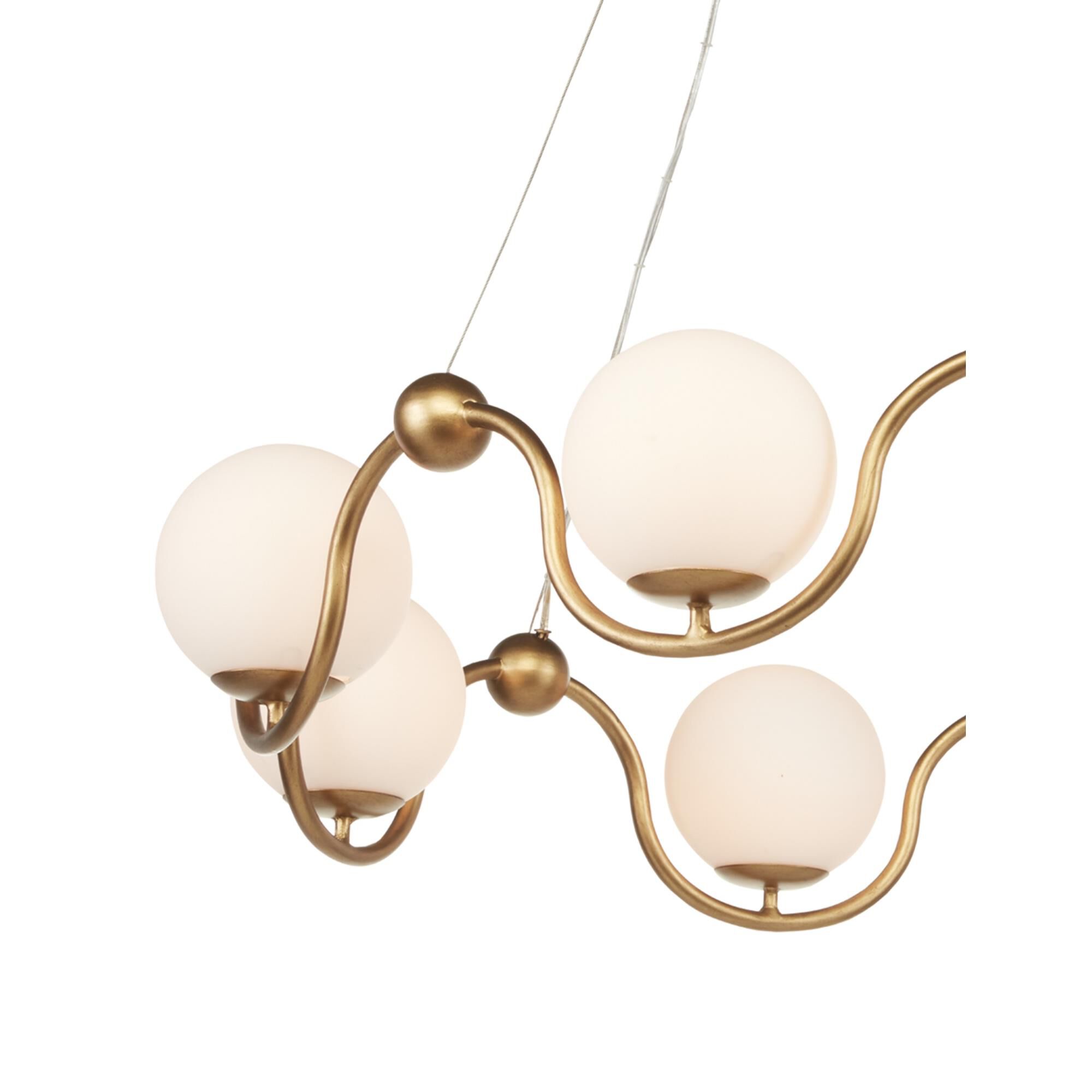 Shown in Antique Brass/White finish