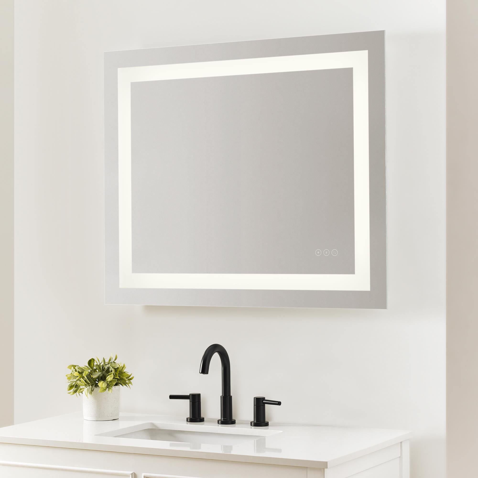 Mera 36 Inch LED Lighted Mirror by Generation Lighting