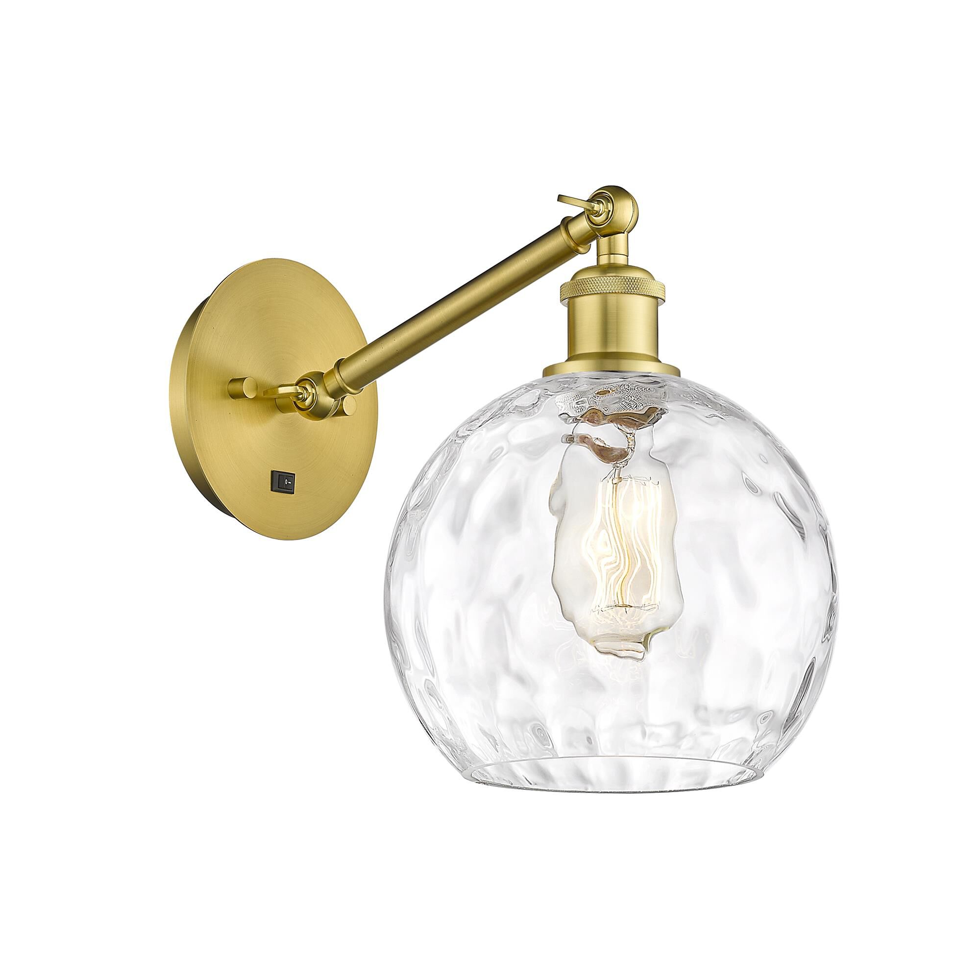 Shown in Satin Gold finish and Clear Athens Water  8