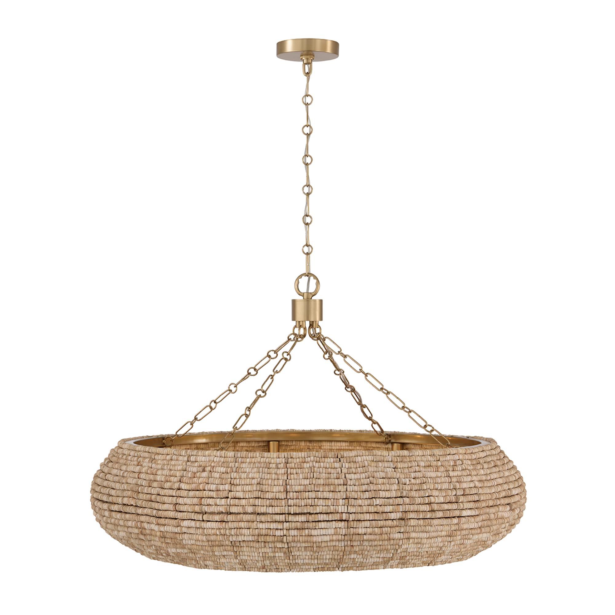 Shown in Light Fawn And Matte Brass finish