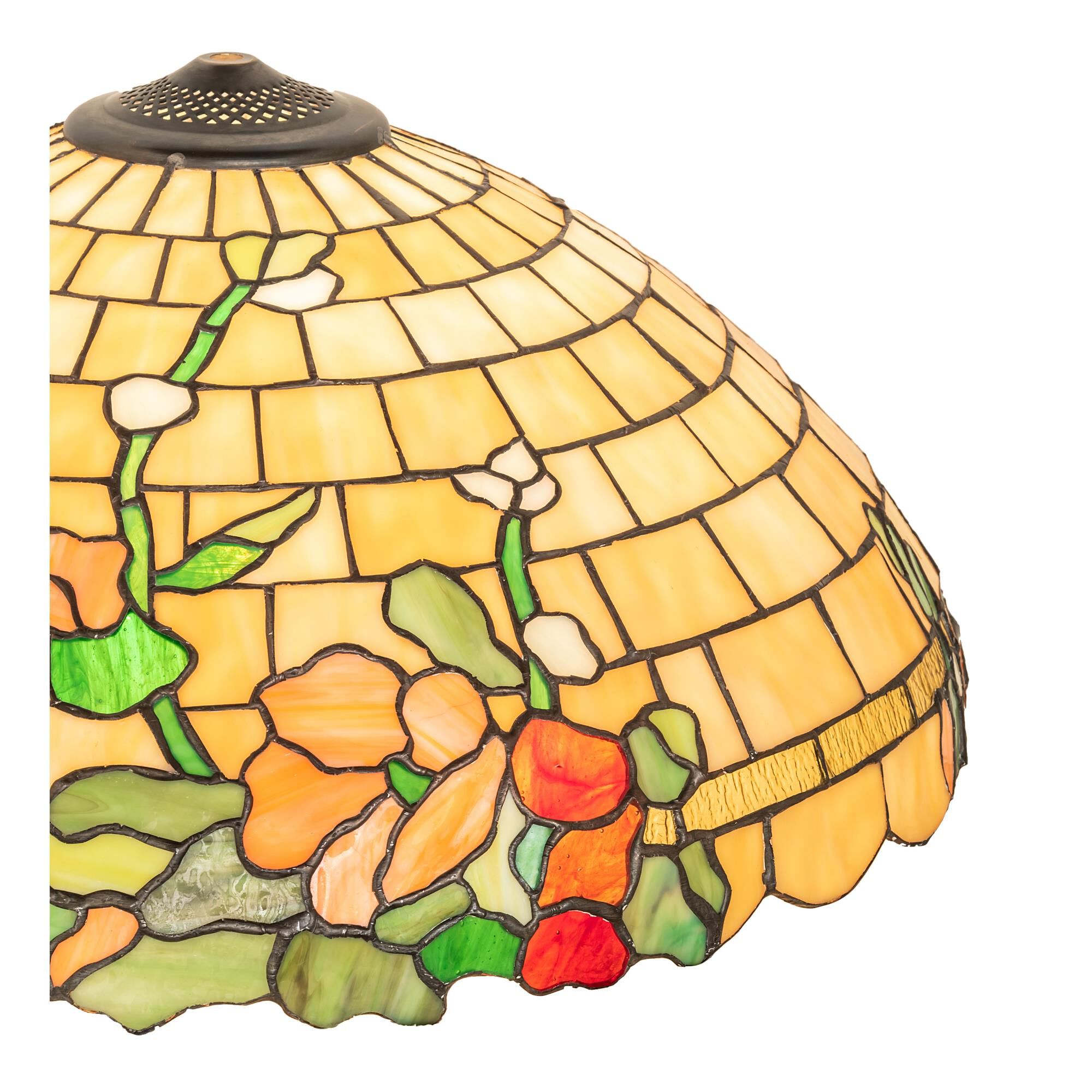 Shown with Ruby;Sunflower;Green;Beige glass