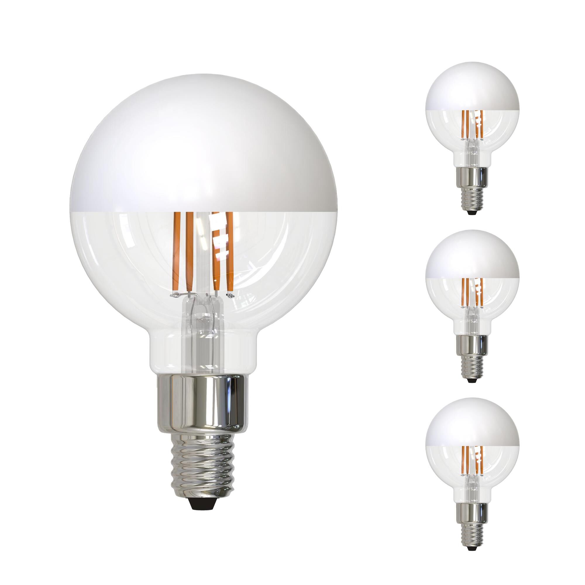 Dimmable 2.5 Watt 2700K G16 LED Light Bulb,