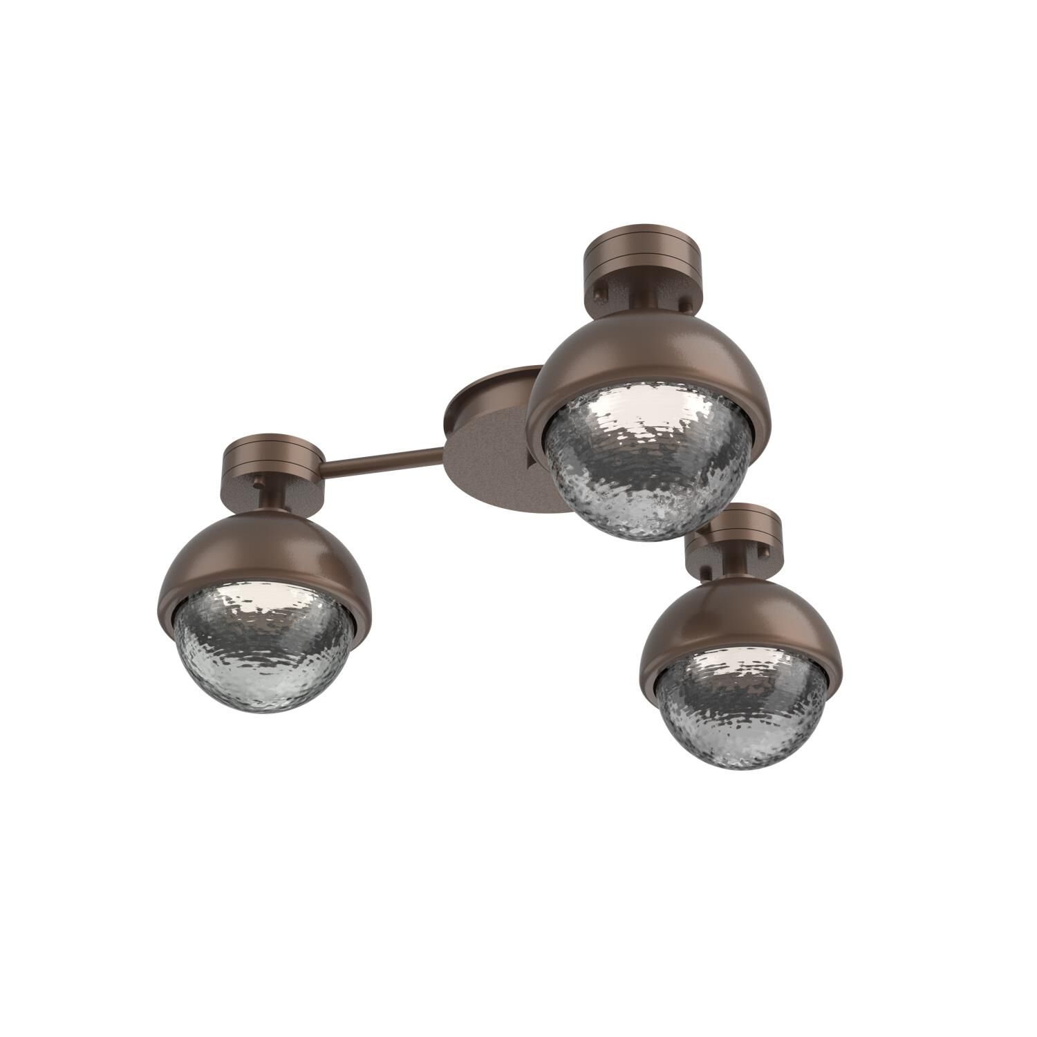 Shown in Burnished Bronze finish and Smoke glass and Metal Shade Matching Finish accent