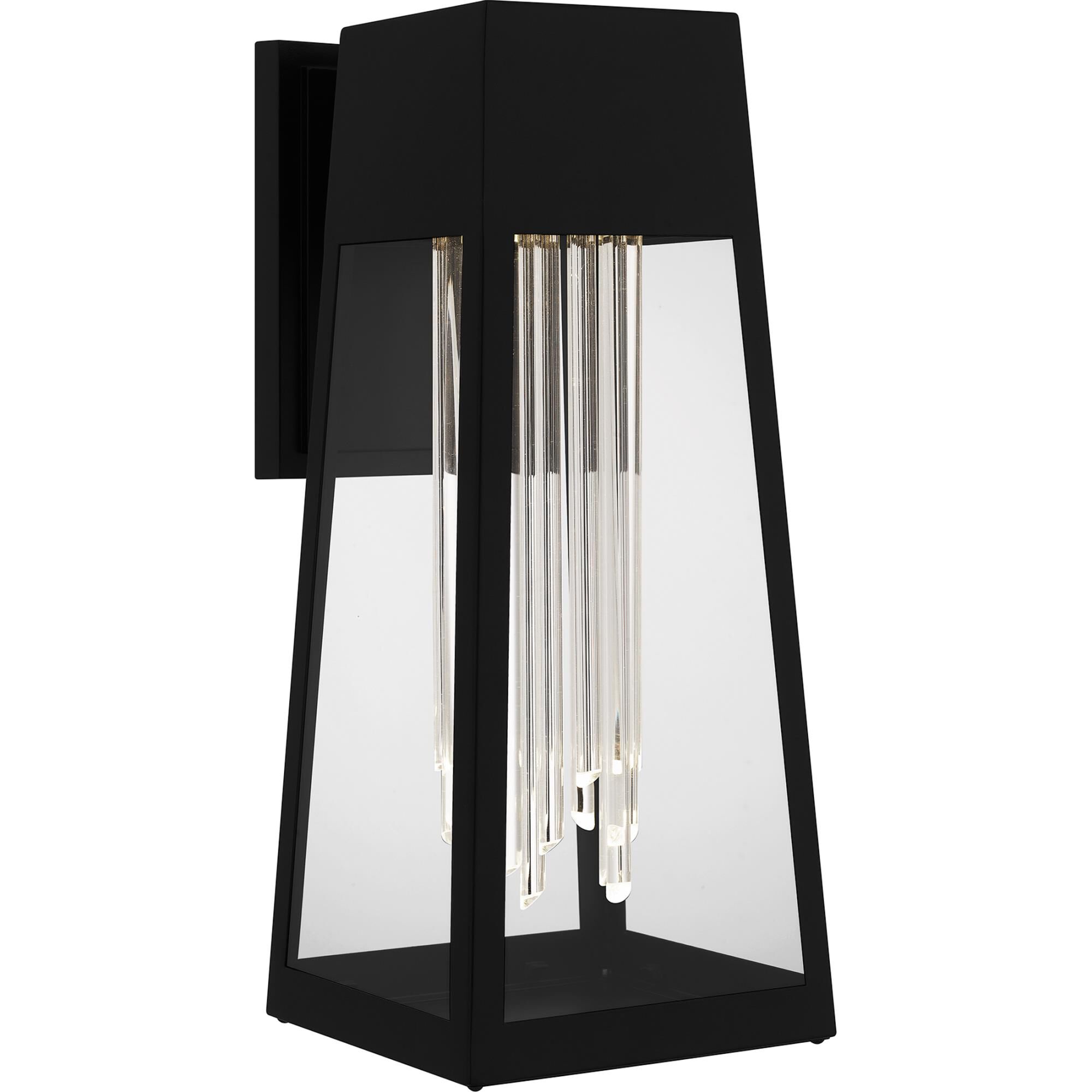 Shown in Matte Black finish and Clear glass and Clear Glass shade