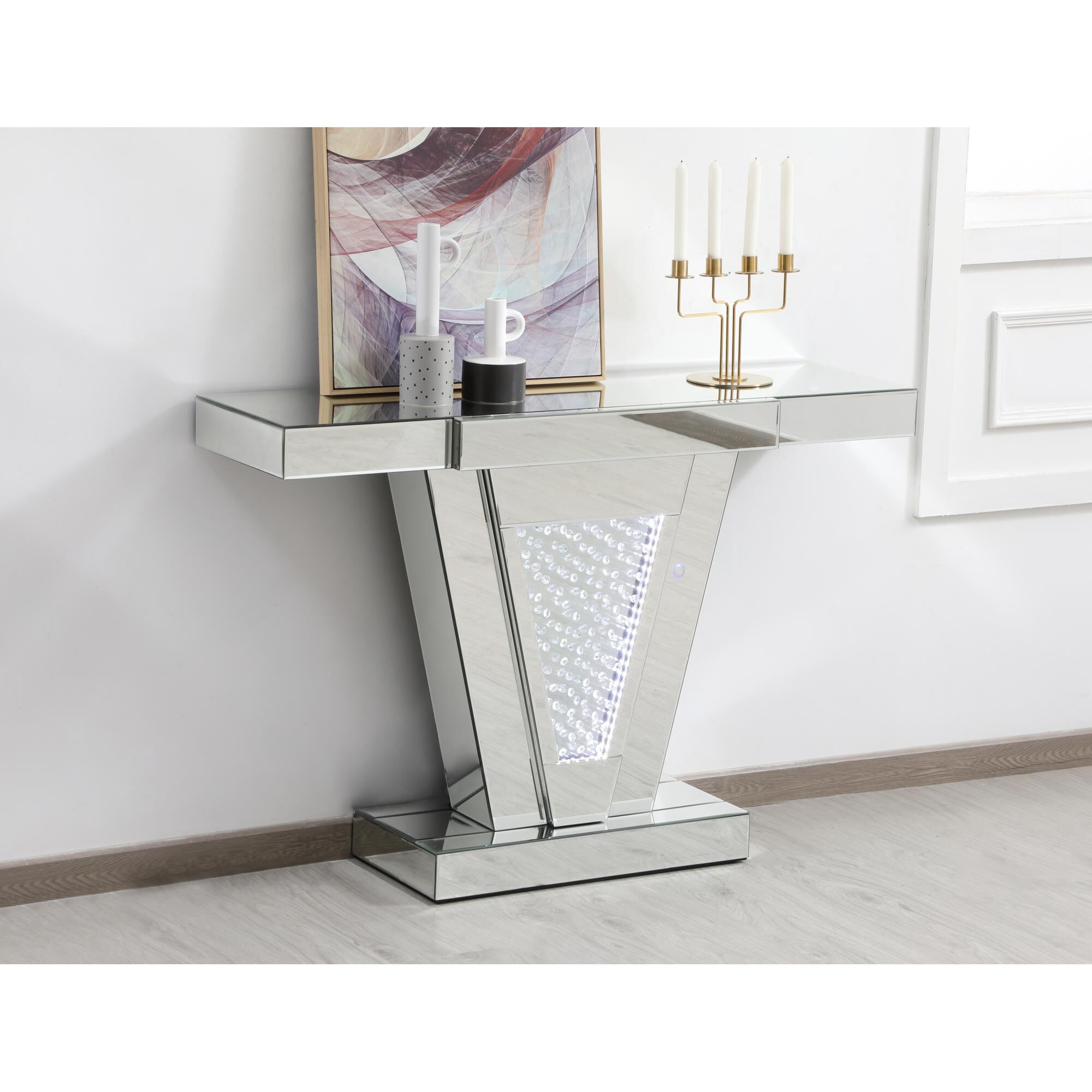 Raiden End Table by Elegant Decor