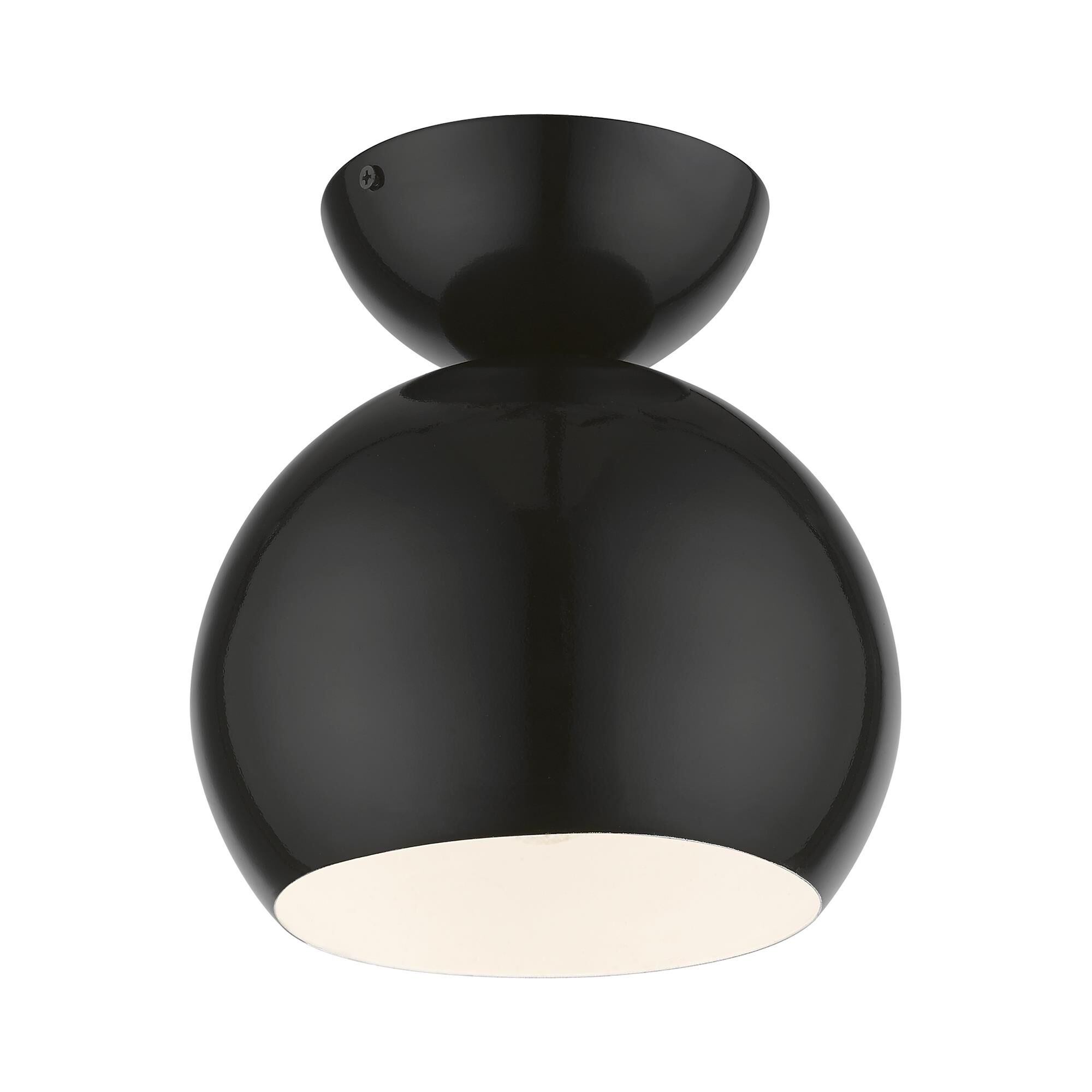 Stockton 8 Inch 1 Light Semi Flush Mount by Livex Lighting