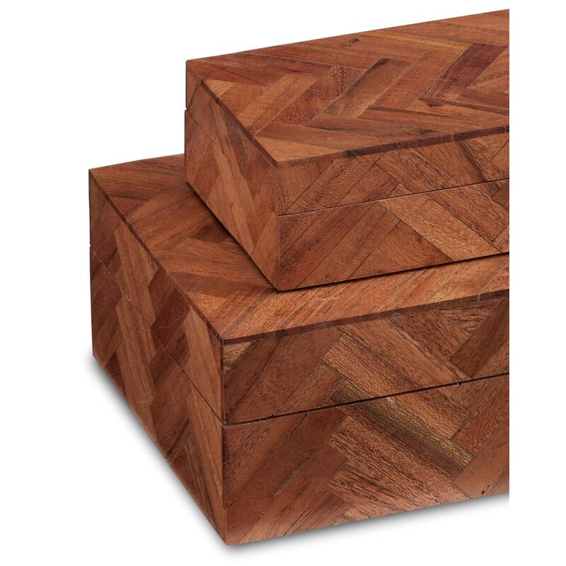 Alfeo Box Set of 2 Accent Box by Currey and Company