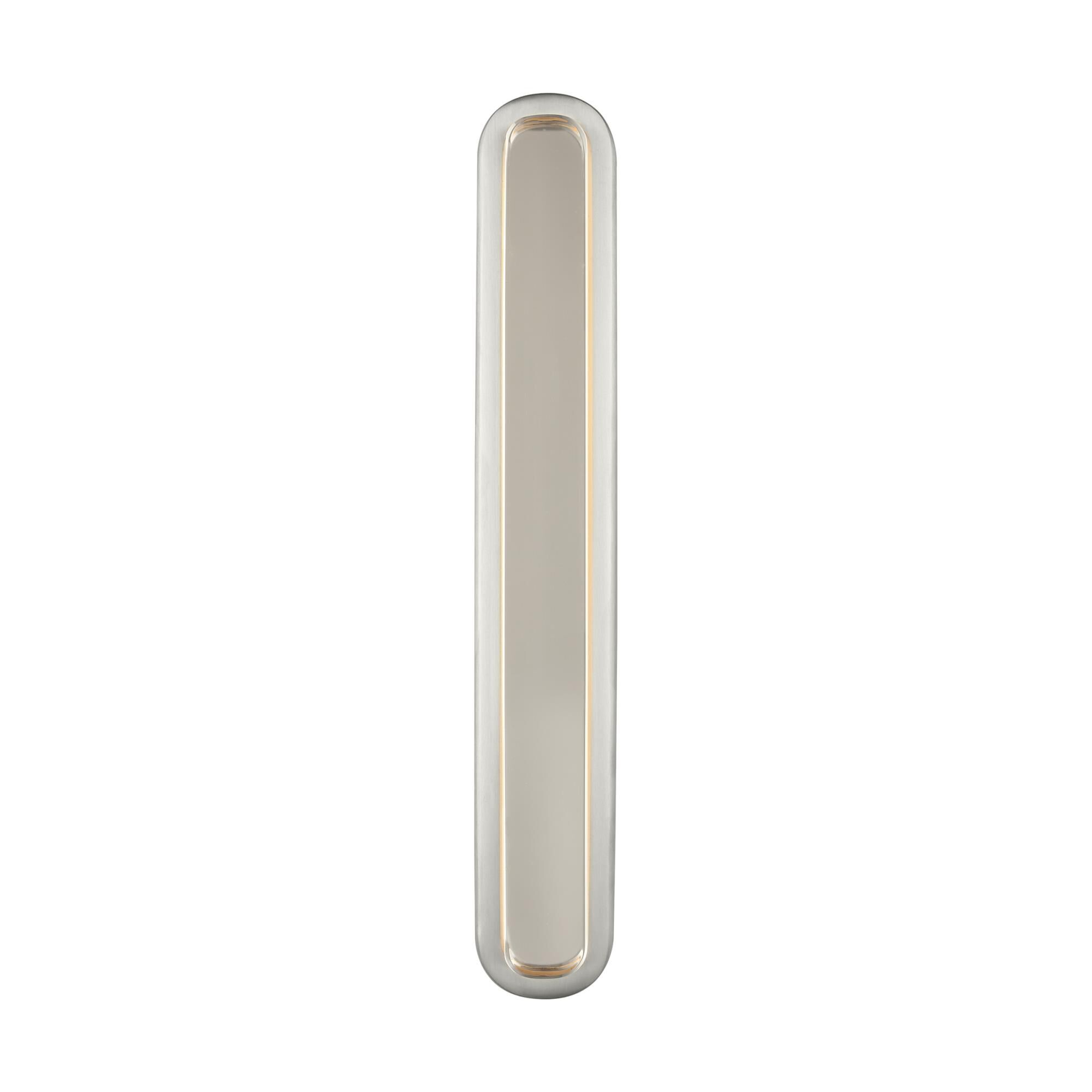 Shown in Satin Nickel finish and Clear Crystal glass