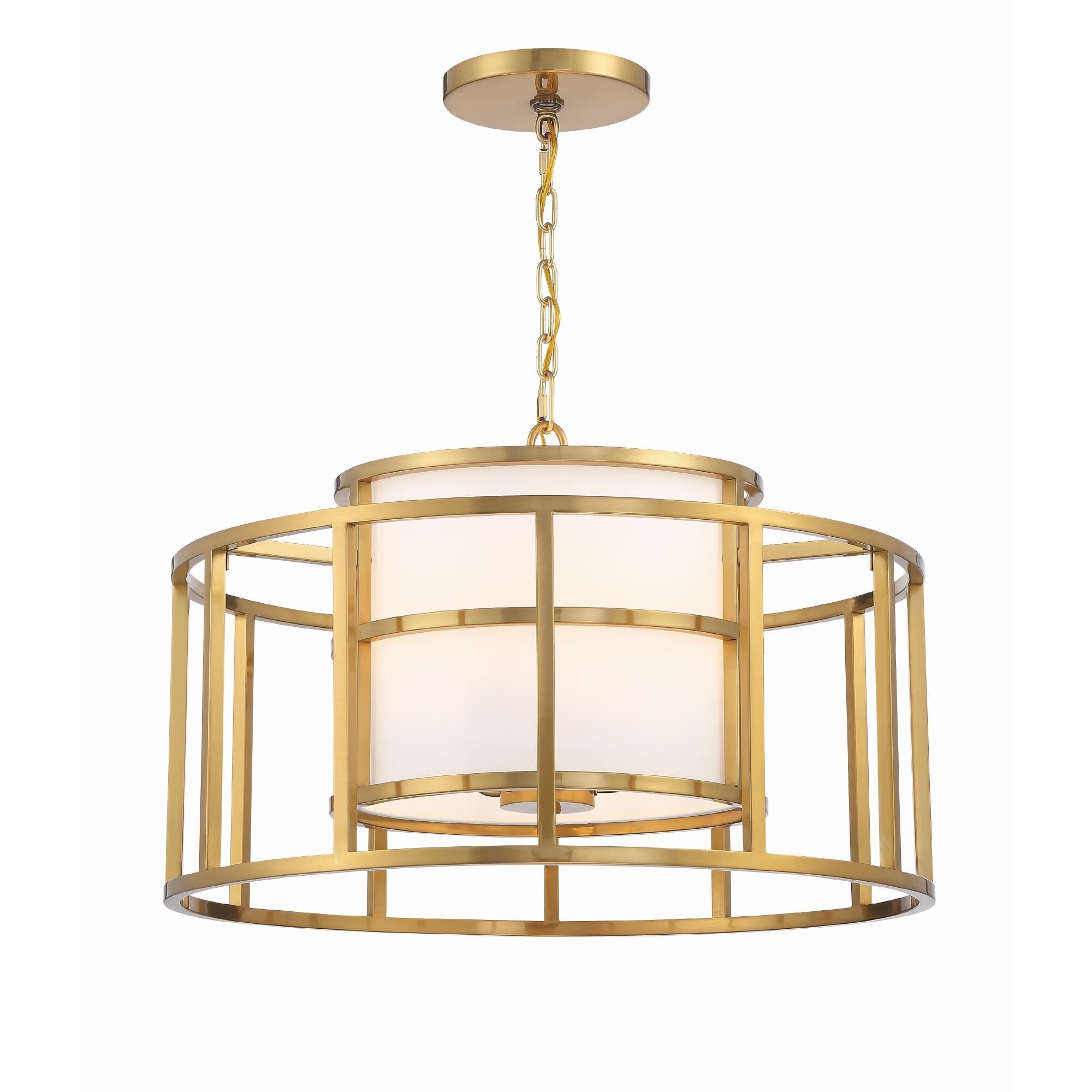 Hulton 25 Inch 5 Light Chandelier by Crystorama