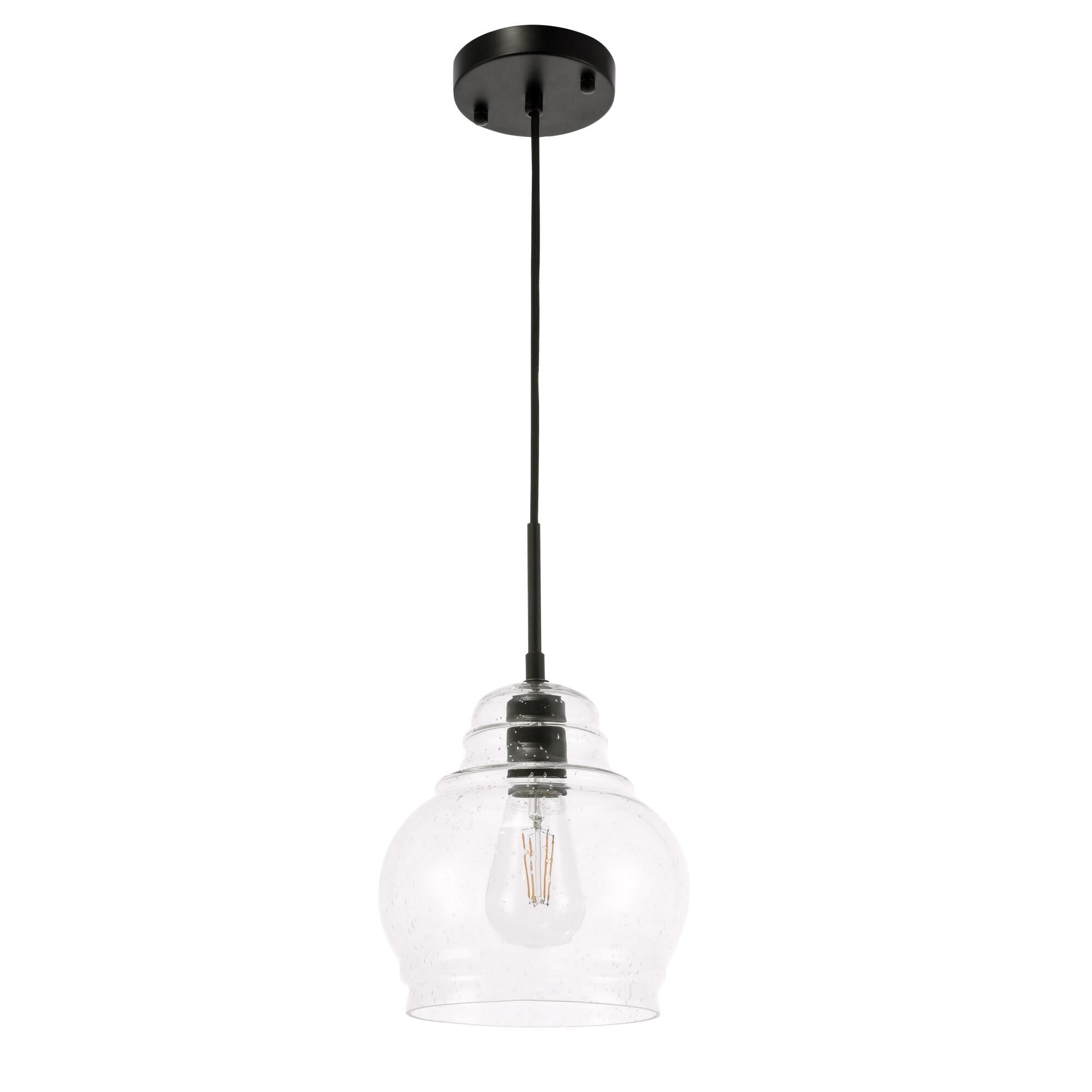 Pierce 8 Inch Mini Pendant by Elegant Lighting