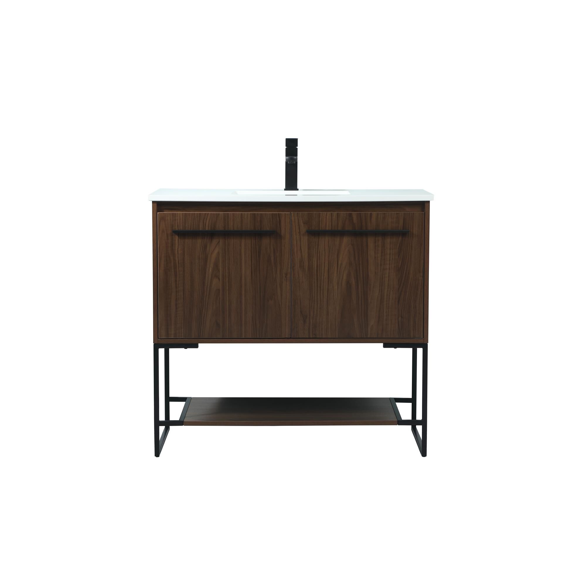 Shown in Walnut finish