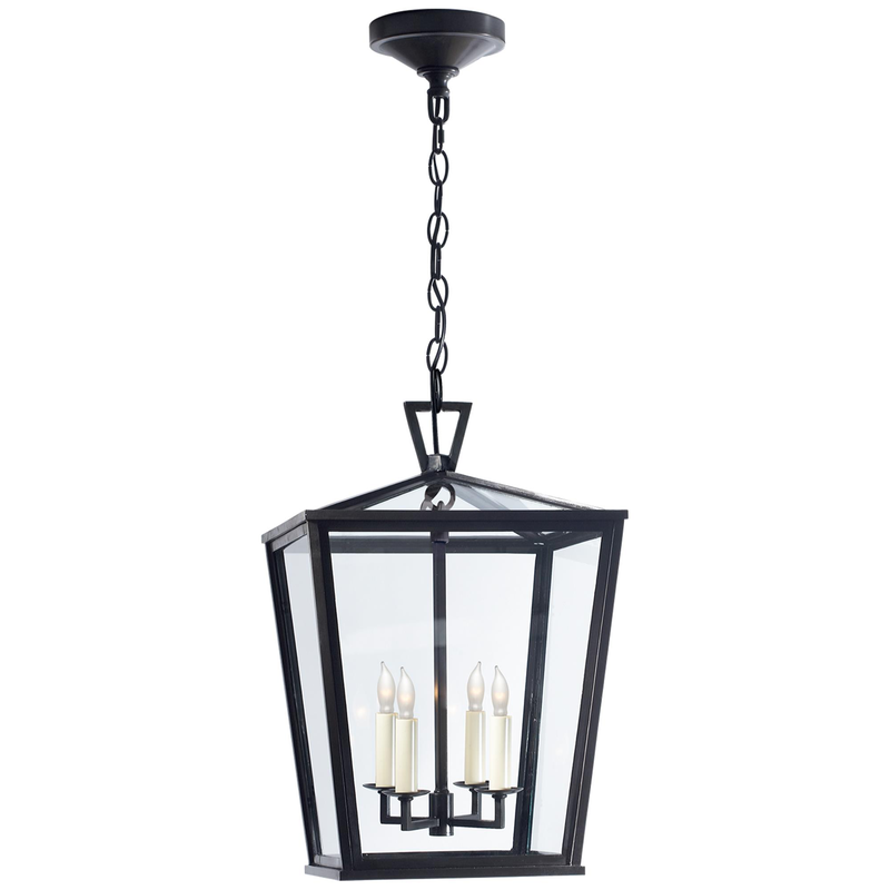Chapman & Myers Darlana 18 Inch Tall 4 Light Outdoor Hanging Lantern by Visual Comfort Signature Collection