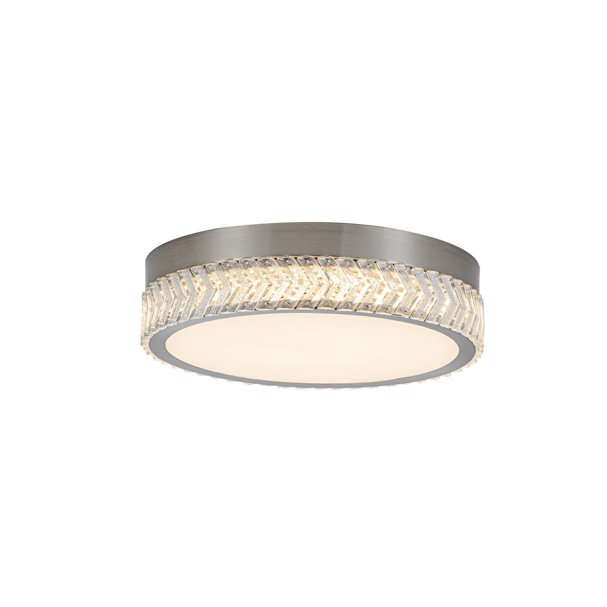 Chevron 16 Inch Flush Mount by Artcraft