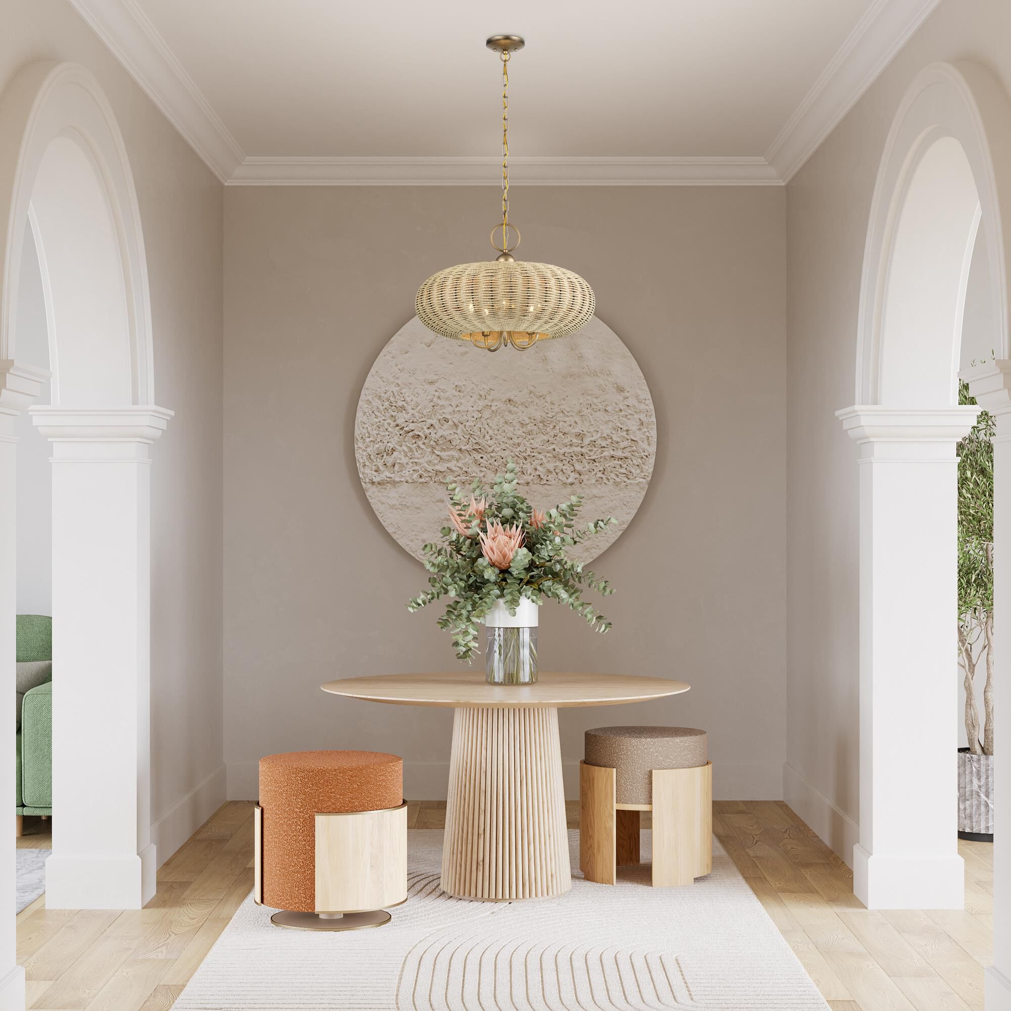 Summervine 22 Inch Large Pendant by Livex Lighting