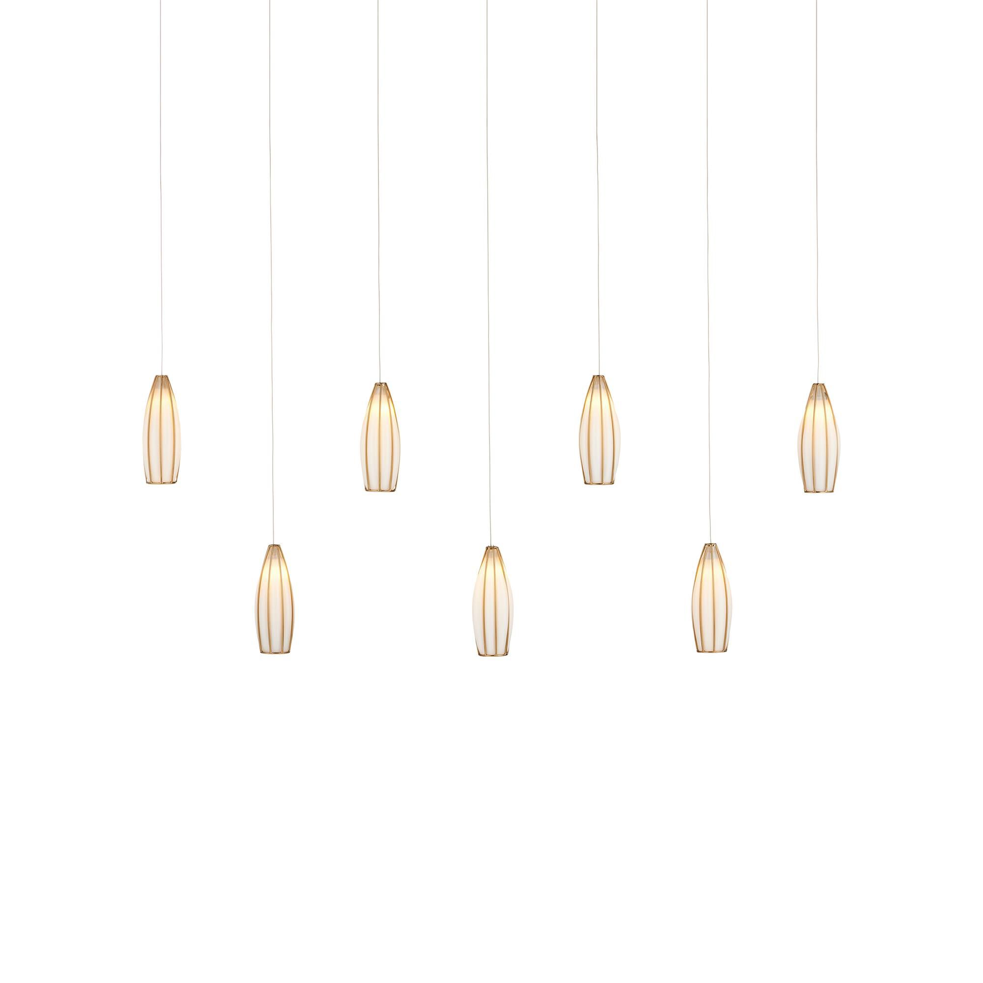 Shown in White and Antique Brass finish