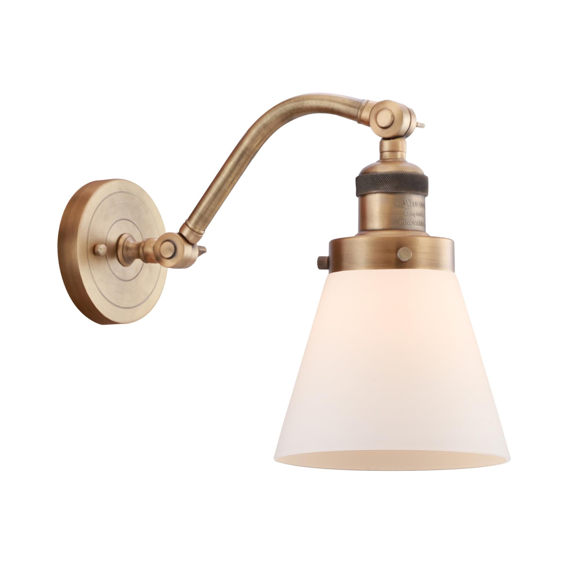 Bruno Marashlian Small Cone 11 Inch Wall Sconce by Innovations Lighting