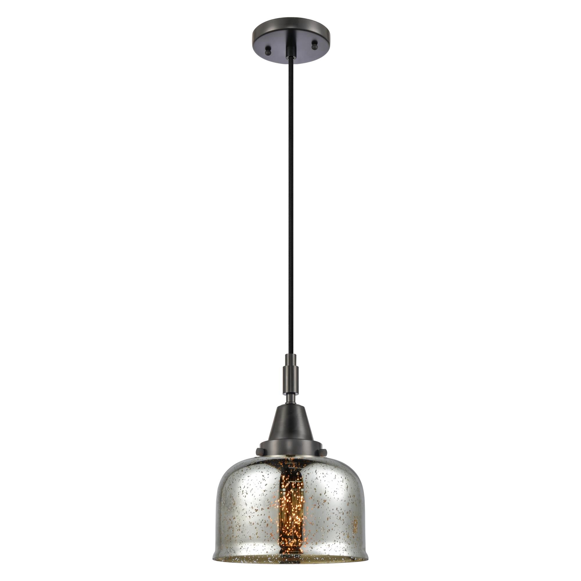 Shown in Matte Black finish and Silver Plated Mercury glass