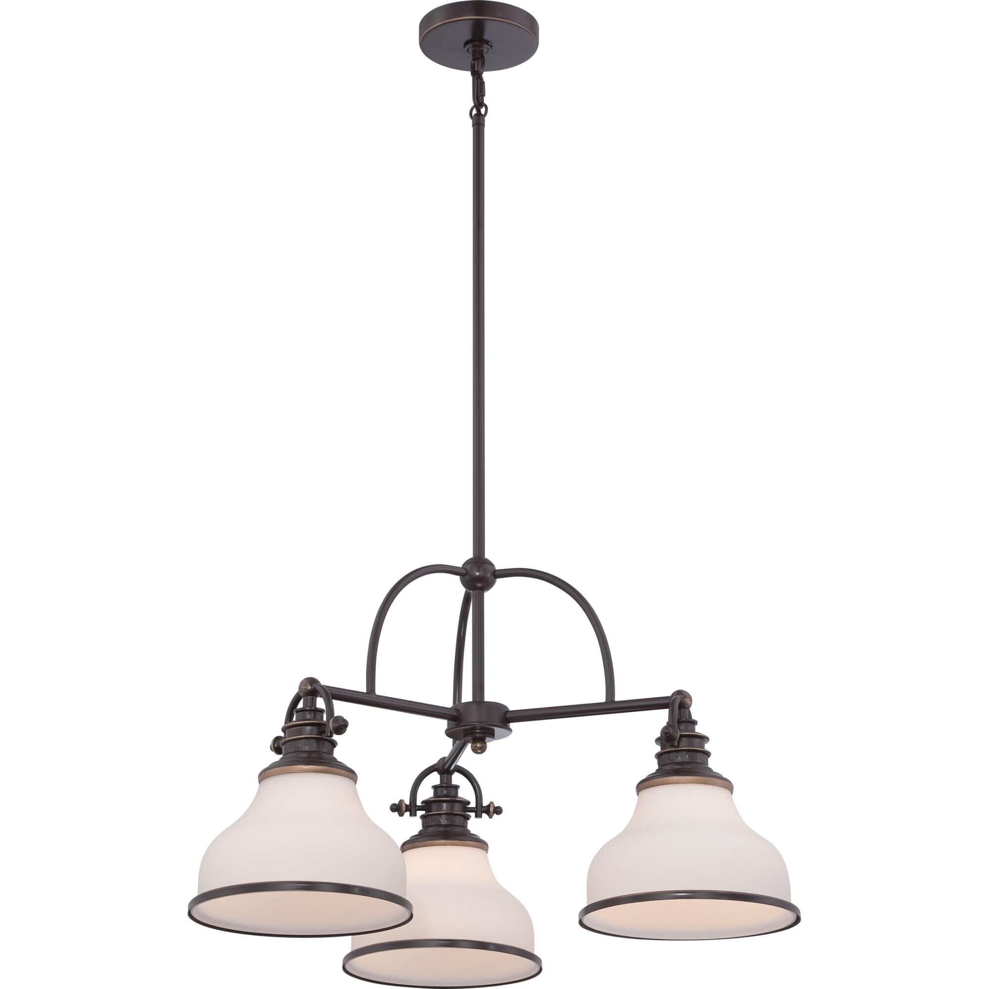 Grant 24 Inch 3 Light Chandelier by Quoizel