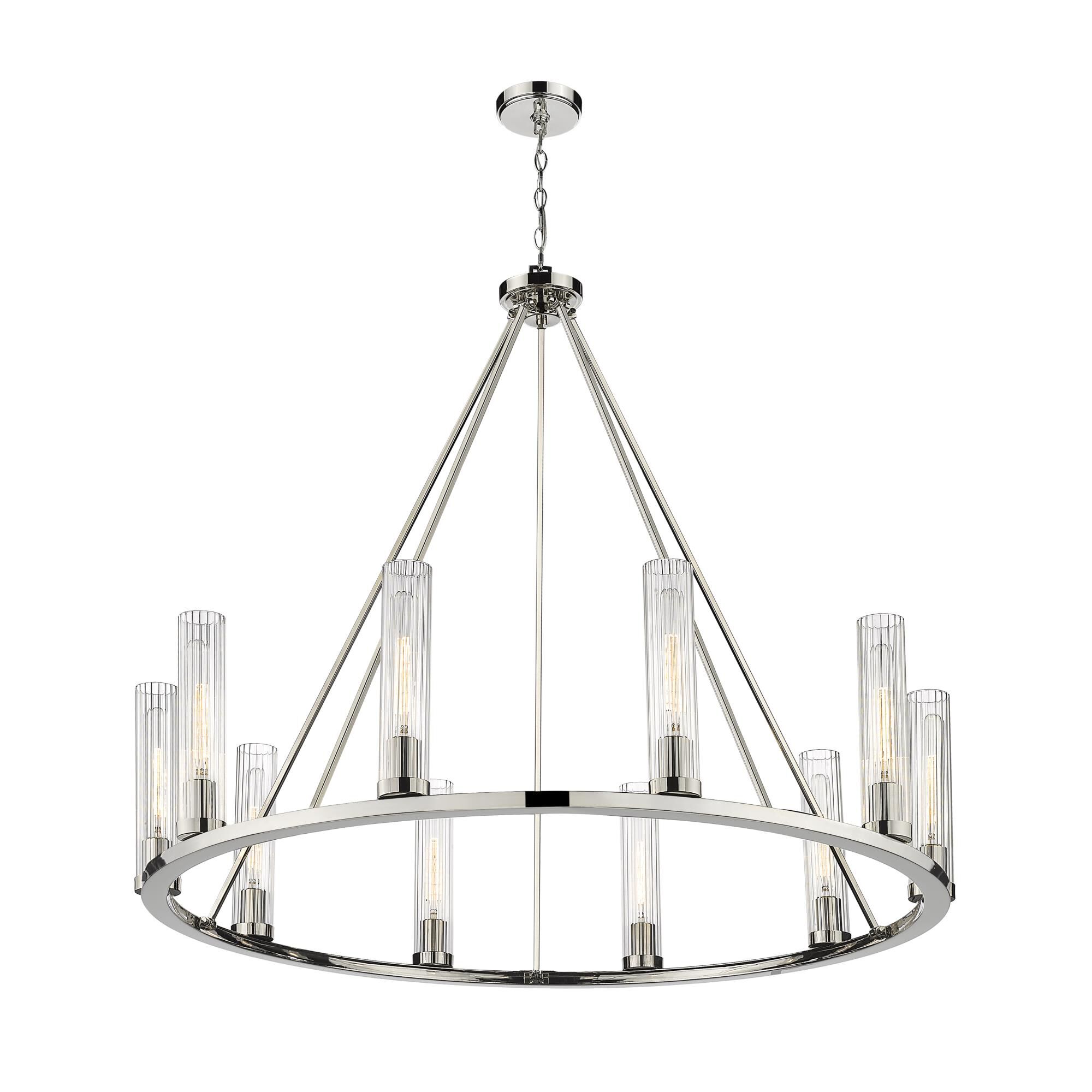 Beau 46 Inch 10 Light Chandelier by Z-Lite